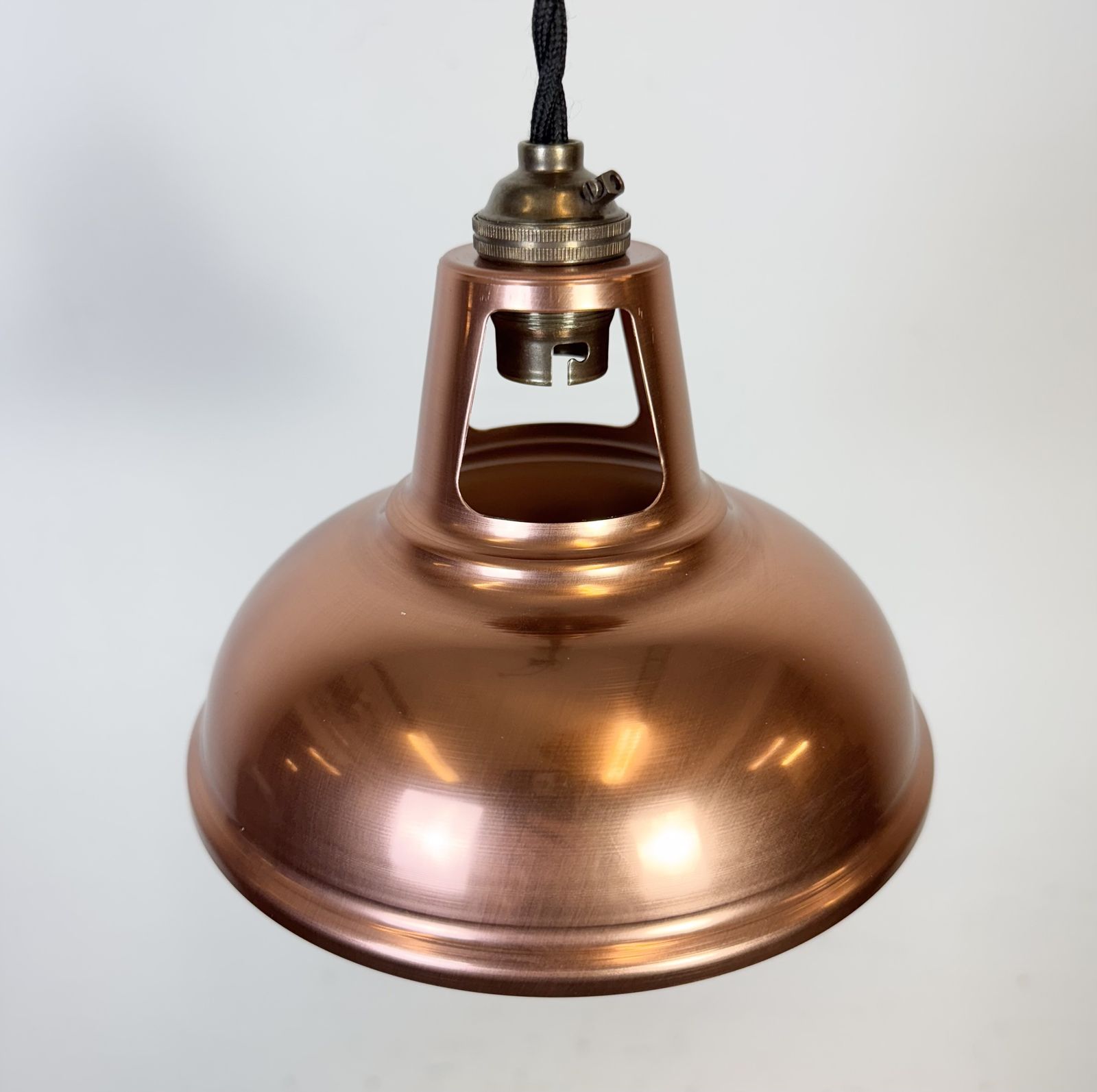 Industrial Copper Ceiling Lamp, 2000s, 7x photo Lighting