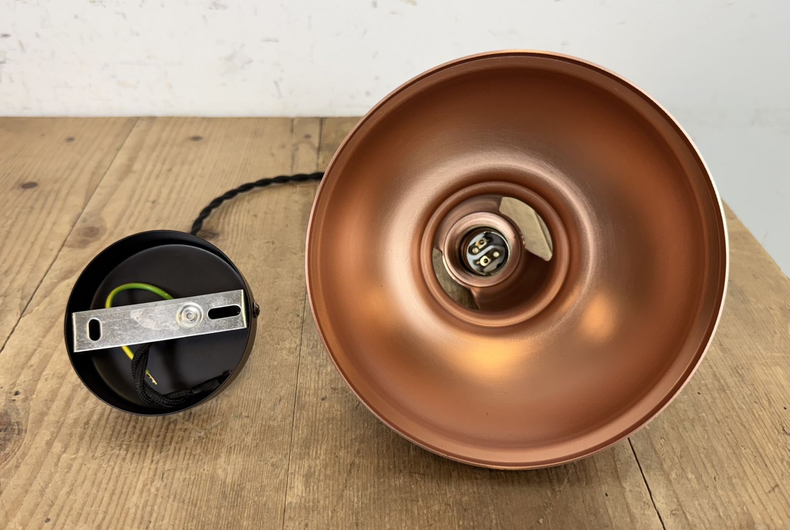 photo vinterior Industrial Copper Ceiling Lamp, 2000s, 7x