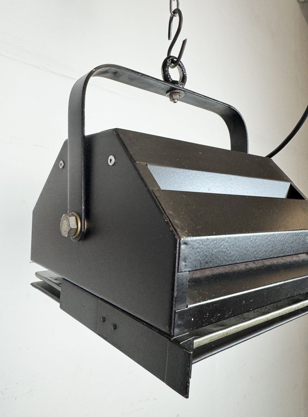Vintage Black Theatre Spotlight, 1990s, 8x photo furniture
