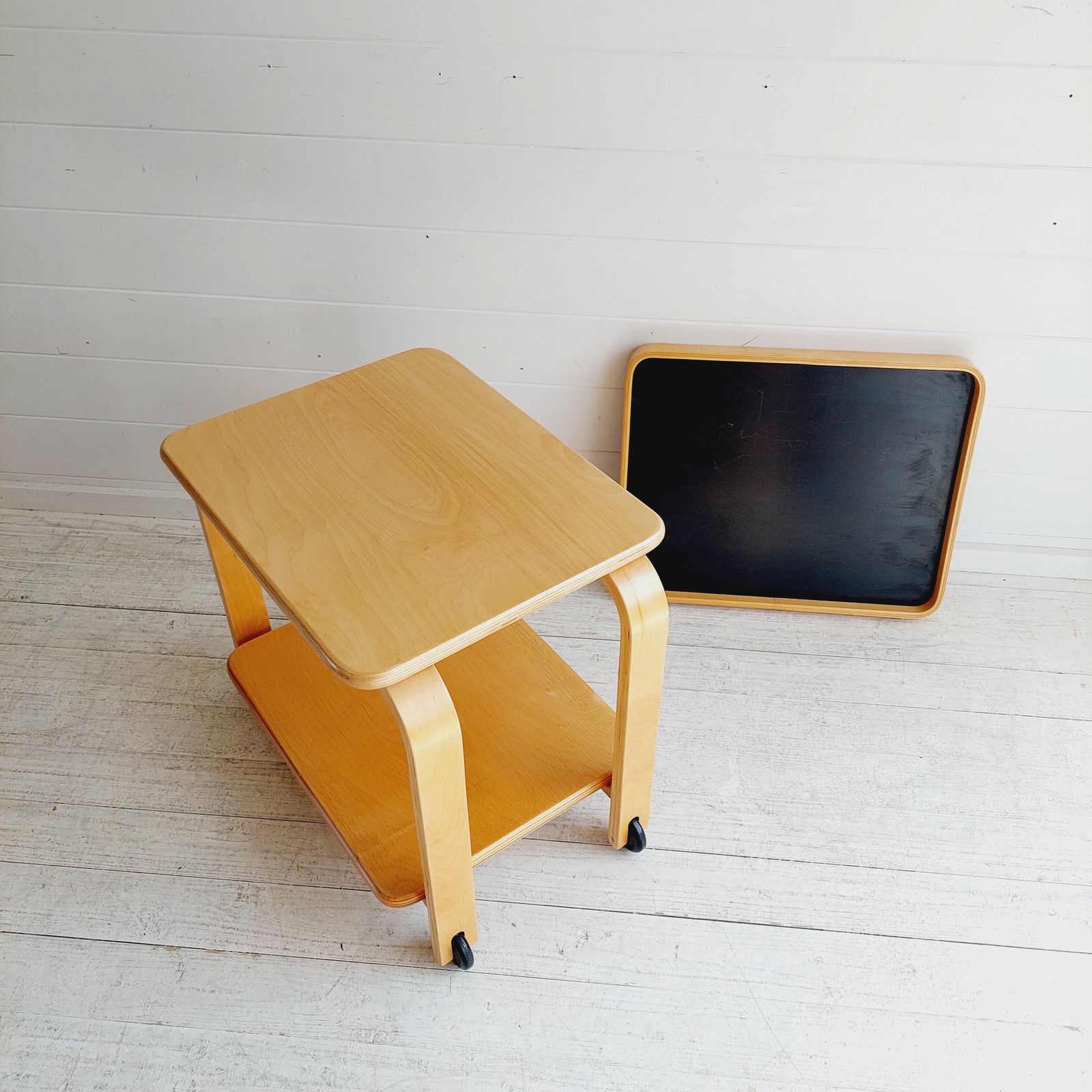 Scandinavian 'Brunabo' Serving Trolley  Drinks Cart  Side Table Carina Bangs, For Ikea, 2004 photo vinterior
