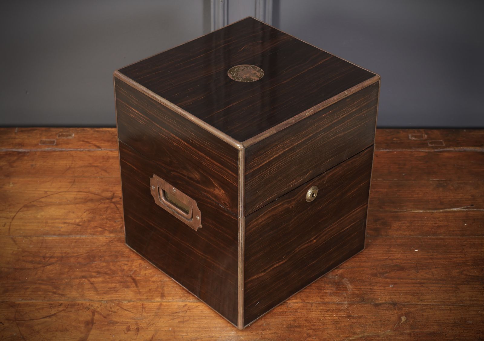 Victorian Coromandel & Brass Mounted Decanter Box photo furniture