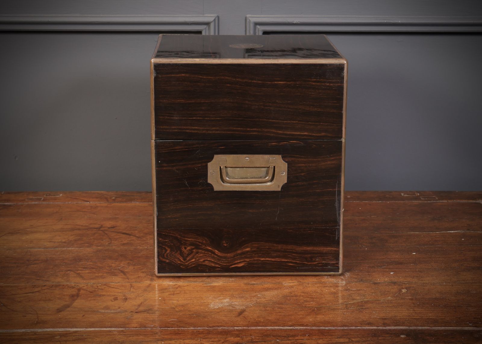 photo furniture Victorian Coromandel & Brass Mounted Decanter Box