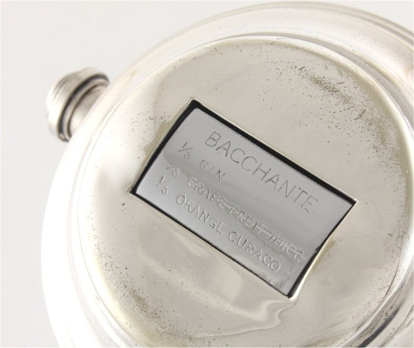 photo buy Mixit Recipe Cocktail Shaker. Art Deco Silver Plate Charles Green Co Mixer.