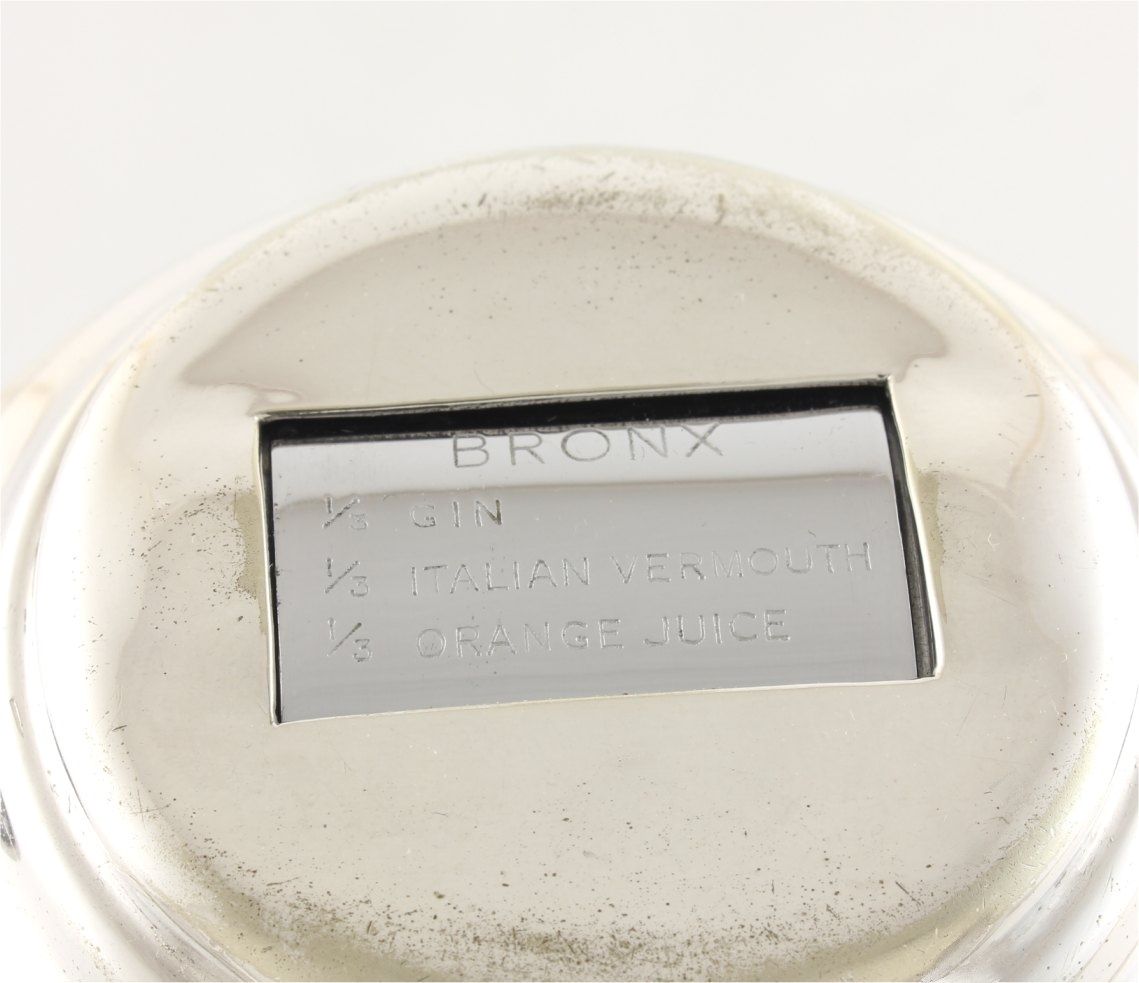 photo vintage Mixit Recipe Cocktail Shaker. Art Deco Silver Plate Charles Green Co Mixer.
