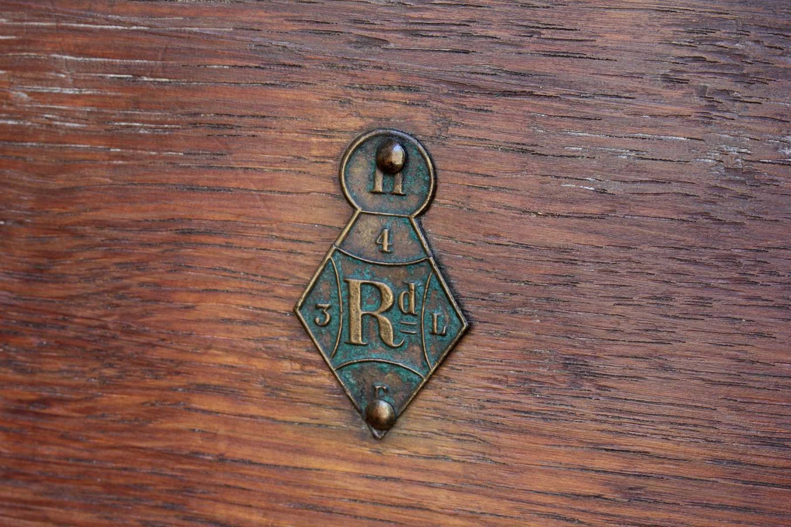 James Shoolbred Oak Hall Stick Stand. Arts & Crafts Umbrella Stand Rack. photo vintage