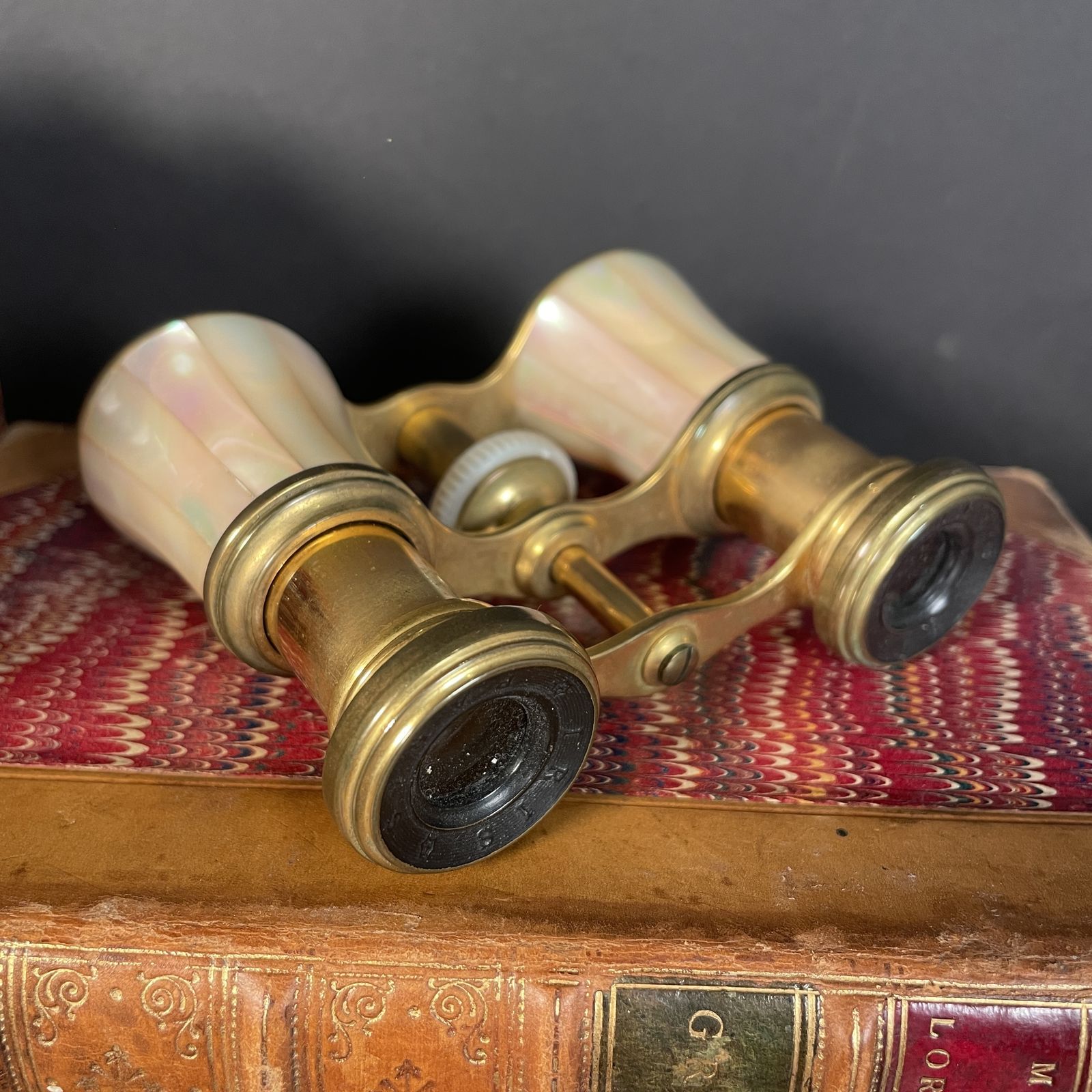 Mother Of Pearl Opera Glasses, 1800s photo for sale