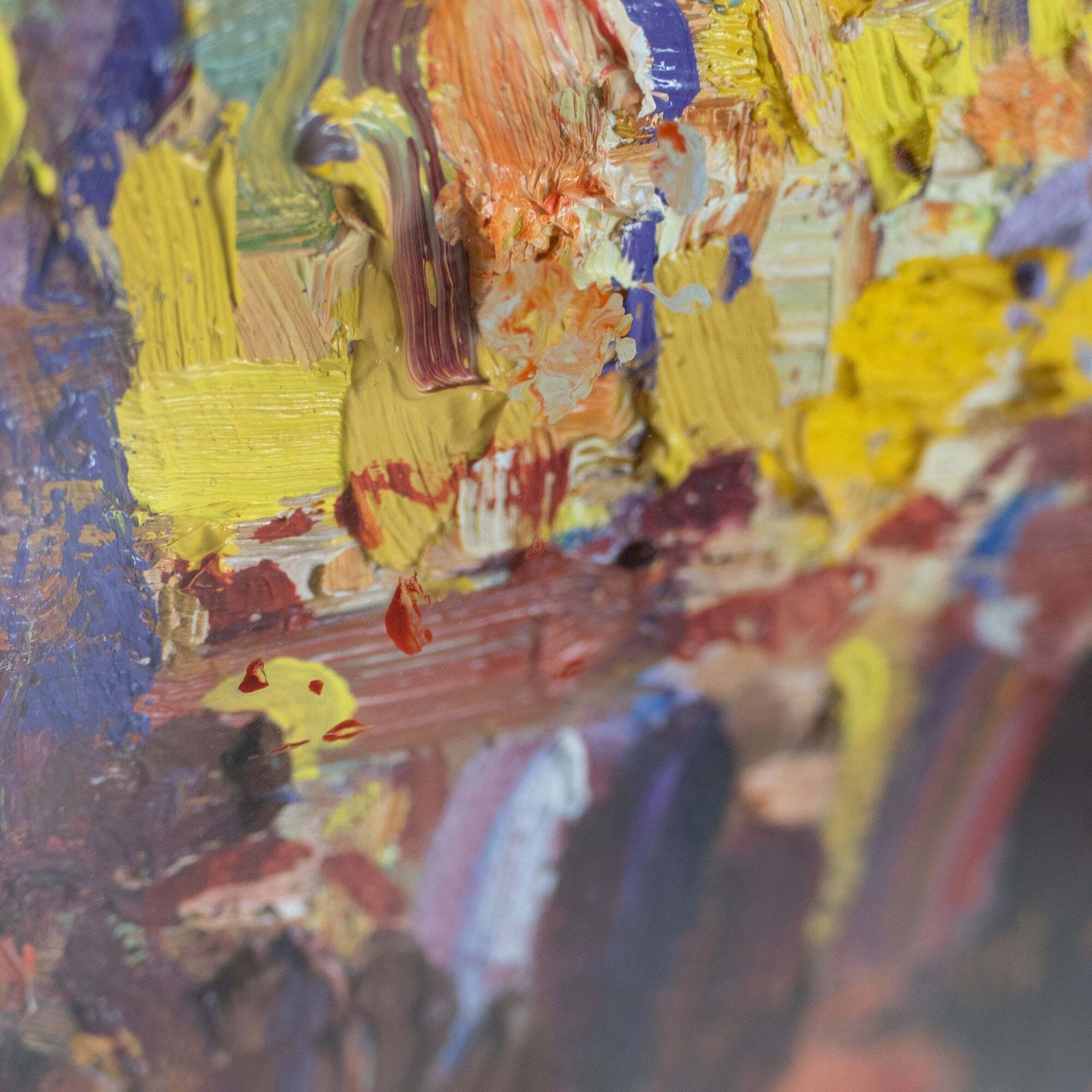 Mercado De Sineu – Olieverfschilderij Van Mateu Sitges Febrer | Marktscène Op Mallorca photo Kunst