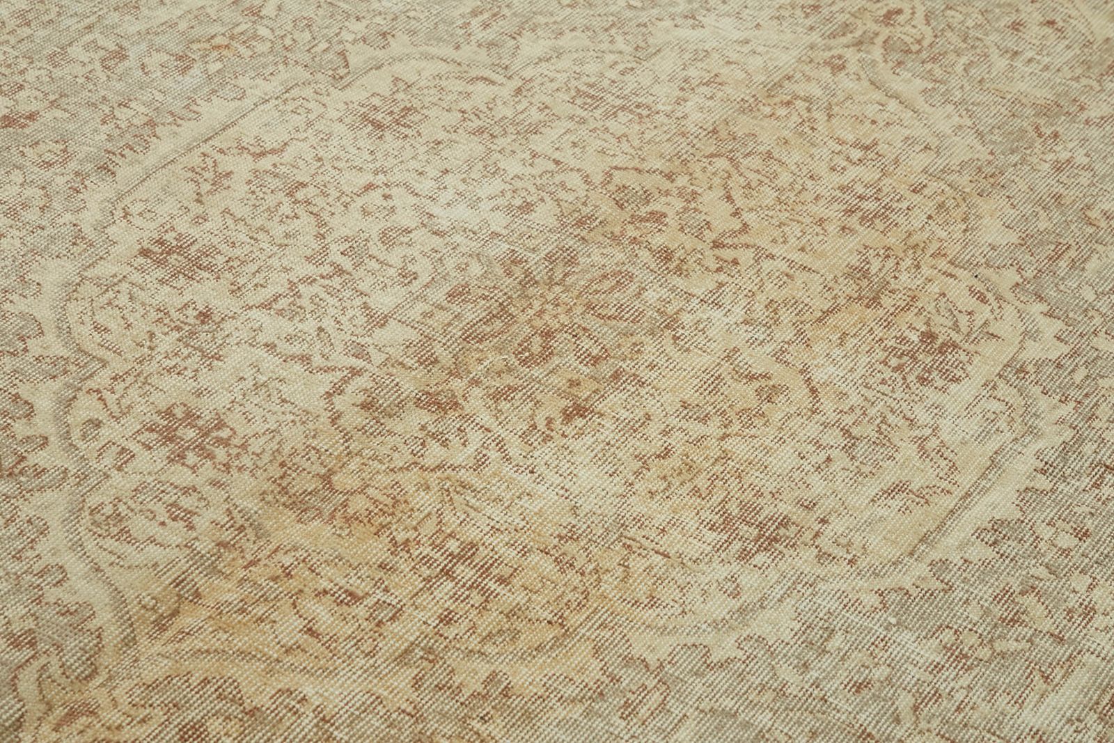 7x11 Beige Turkish Vintage Area Rug   46044 photo 823.0