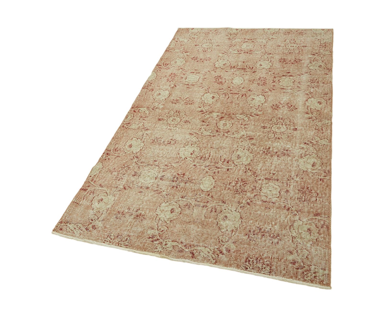 4x6 Beige Turkish Vintage Area Rug   45925 photo for sale