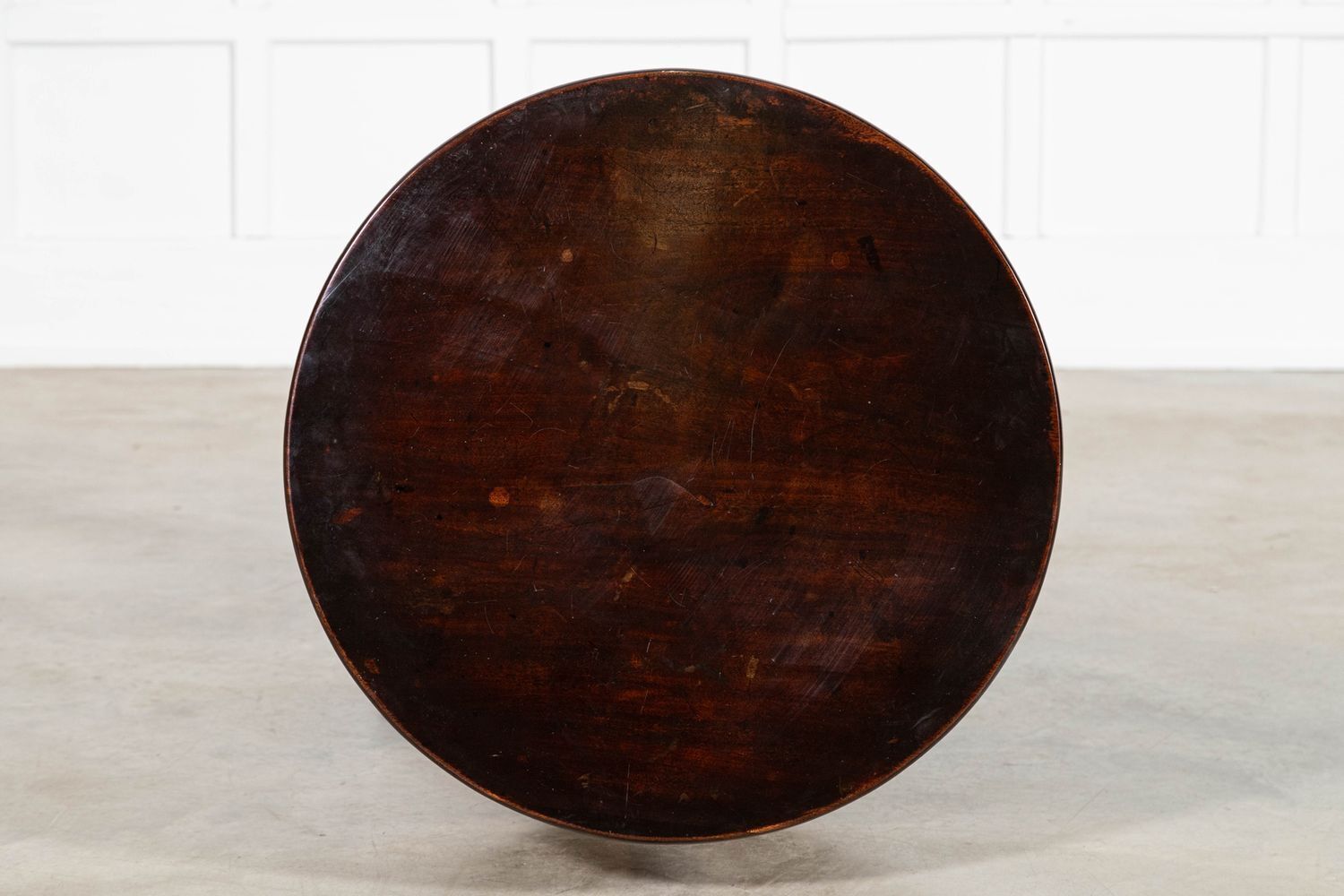 19thc English Mahogany Dumbwaiter Side Table photo furniture