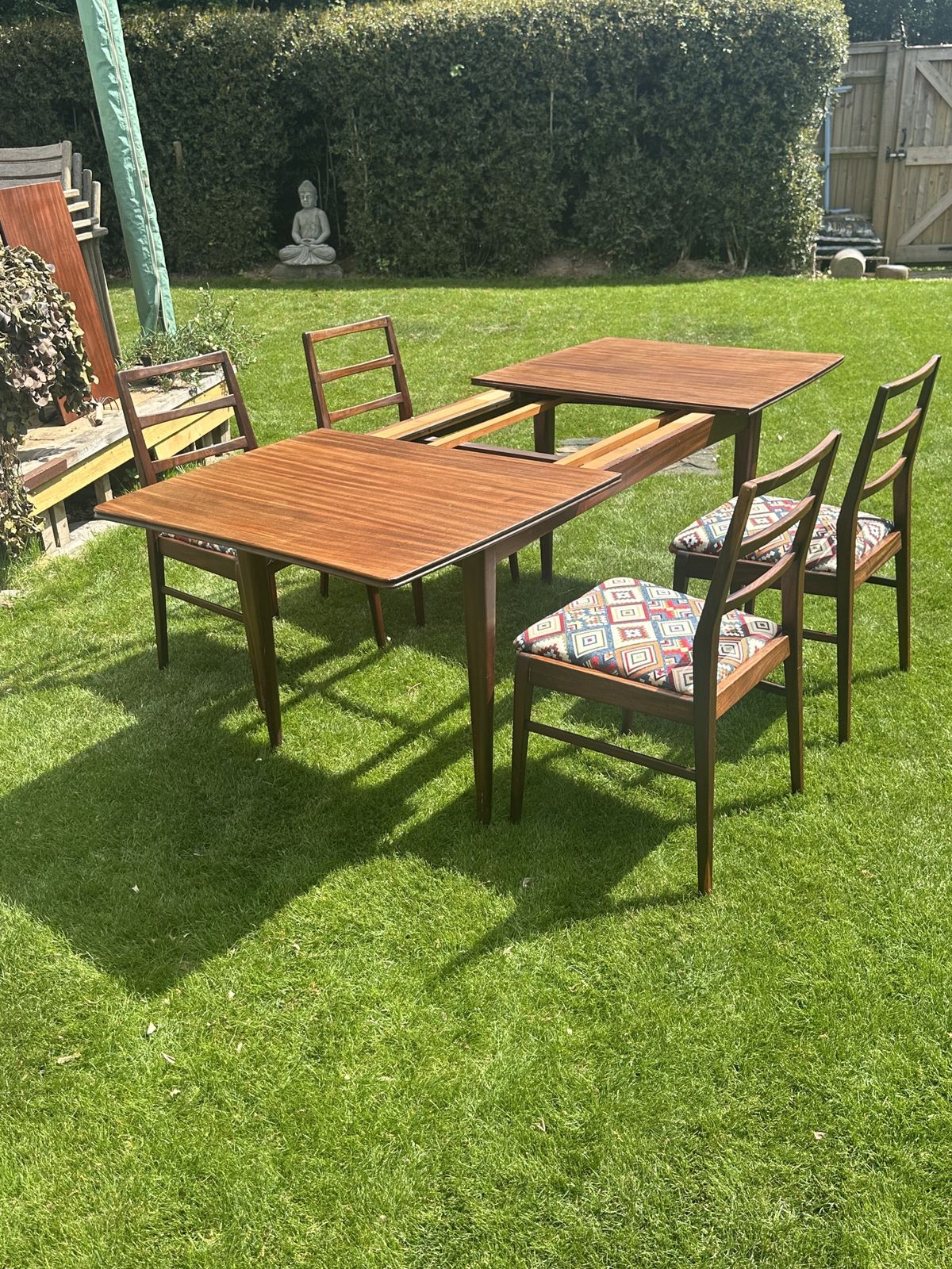 1960s Period Teak/Afromosia Extendable Dining Table And Four Chairs photo 800.0
