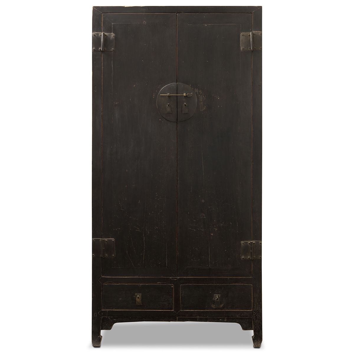Black Lacquer Elm Armoire photo furniture