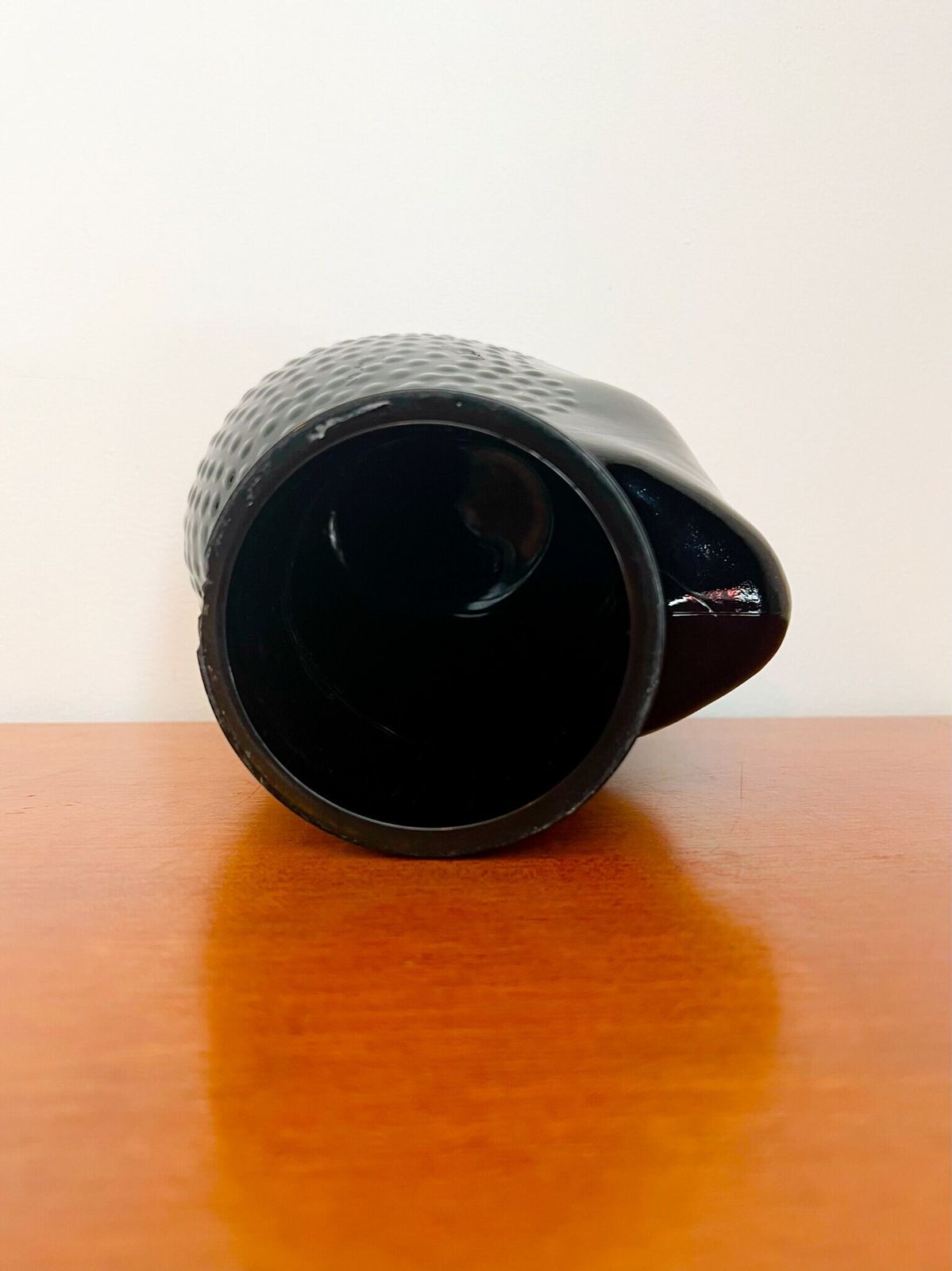 photo furniture Vintage Black Glass Mannequin Head   1970s   Mid Century Modern Design