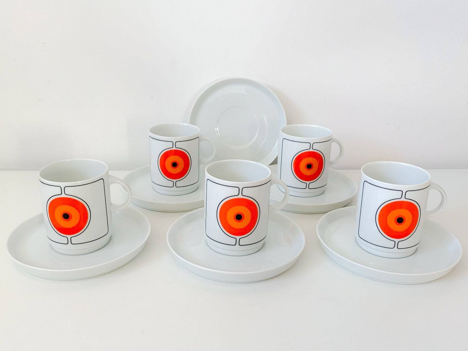 Thomas Rosenthal Eclipse, Collector's Item, Set Van 2x Kop + Schotel photo 85.0