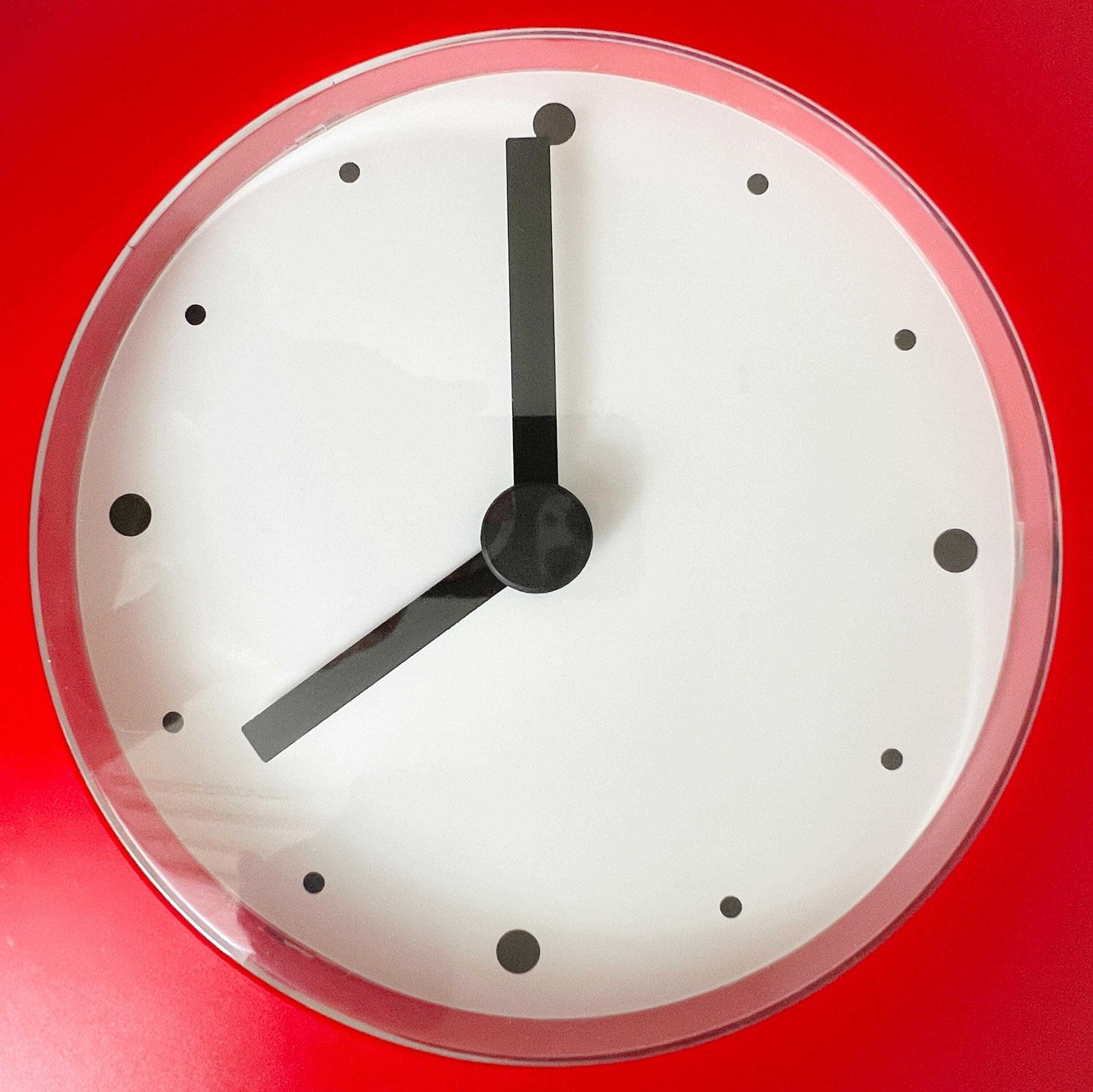 photo for sale Vintage Ikea 'Tajma' Xl Clock   Design By K & M Hagberg   90s/Y2k   Memphis   Pop Art   Milano