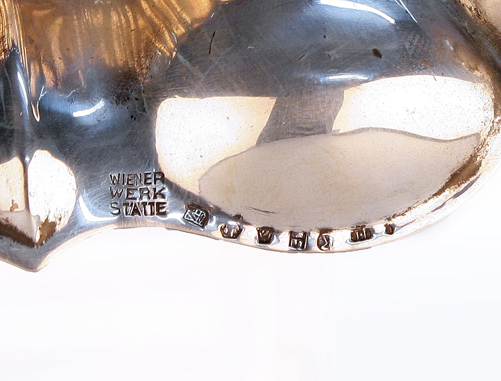 Art Nouveau Austrian Polished Silver Plated Centerpiece Bowl By Josef Hoffmann For Wiener Werkstätte photo vintage