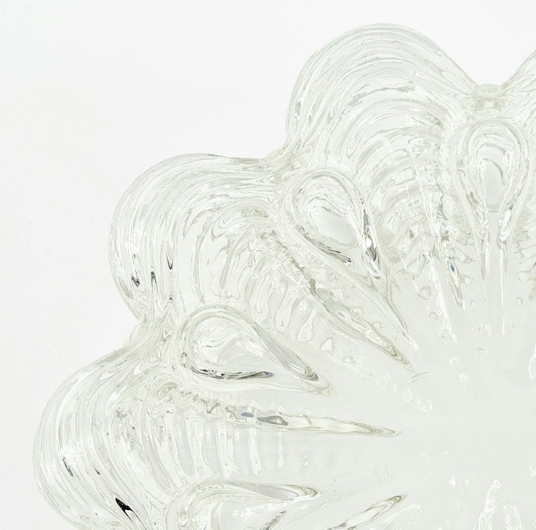 Large Mid Century Bubble Glass & Brass Ceiling Light By Helena Tynell For Limburg, Germany, 1960s photo vinterior