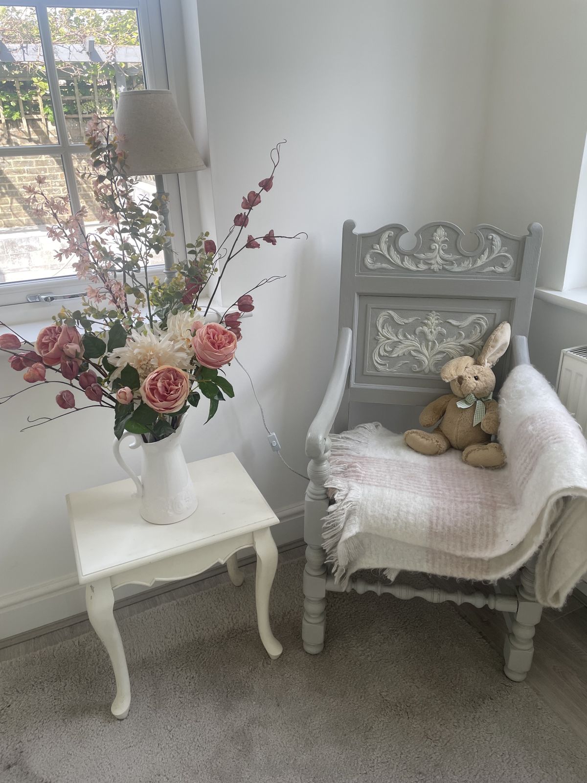 French Provençal Style Side Table photo vintage