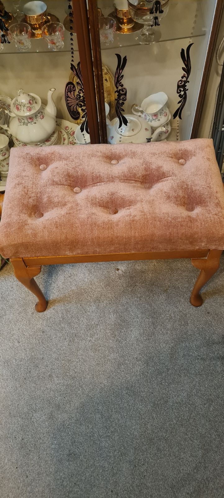 Vintage Bedroom Stool, 19th Century photo furniture