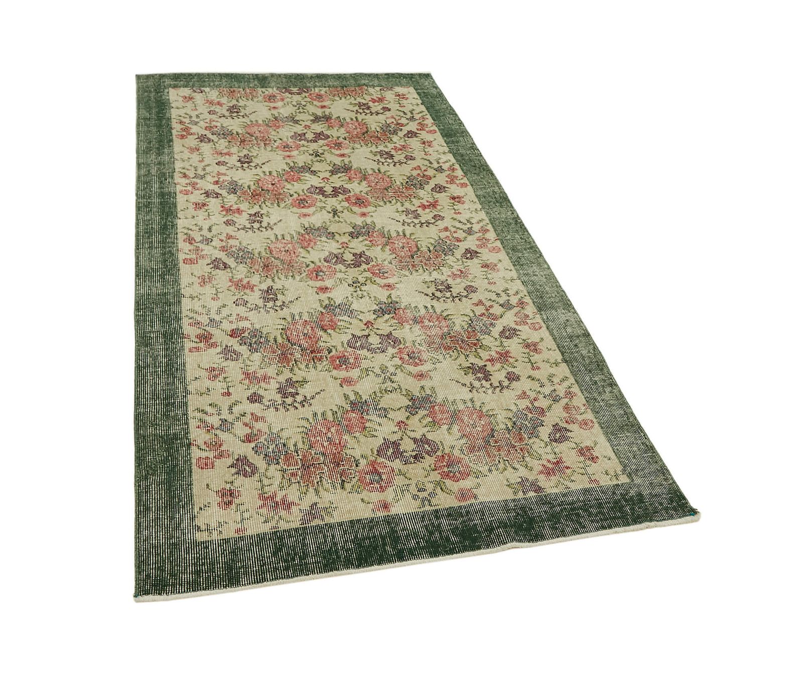 4x7 Beige Turkish Vintage Area Rug   45879 photo furniture