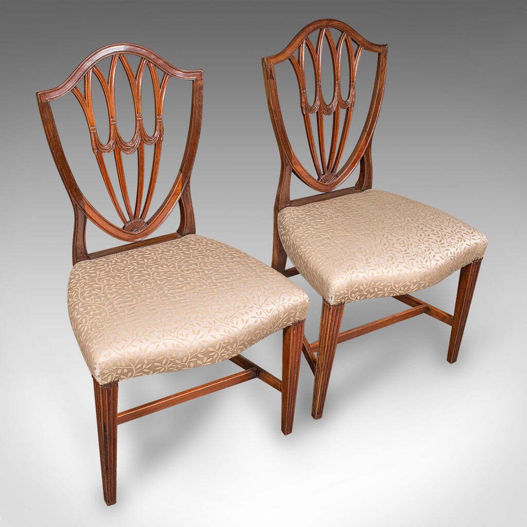 Antique Dining Chair Suite, English, Carver & Slipper Chairs, Georgian, C.1800 photo Furniture