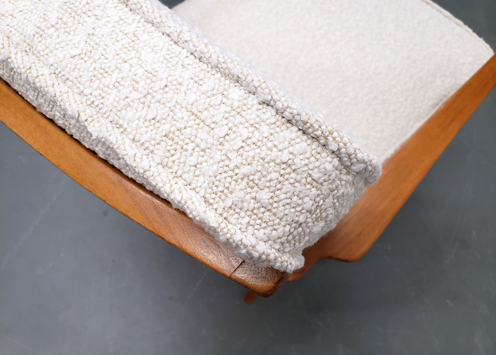 1950 Armchair By Wilhelm Knoll For Antimott In Premium Ivory Boucle photo furniture