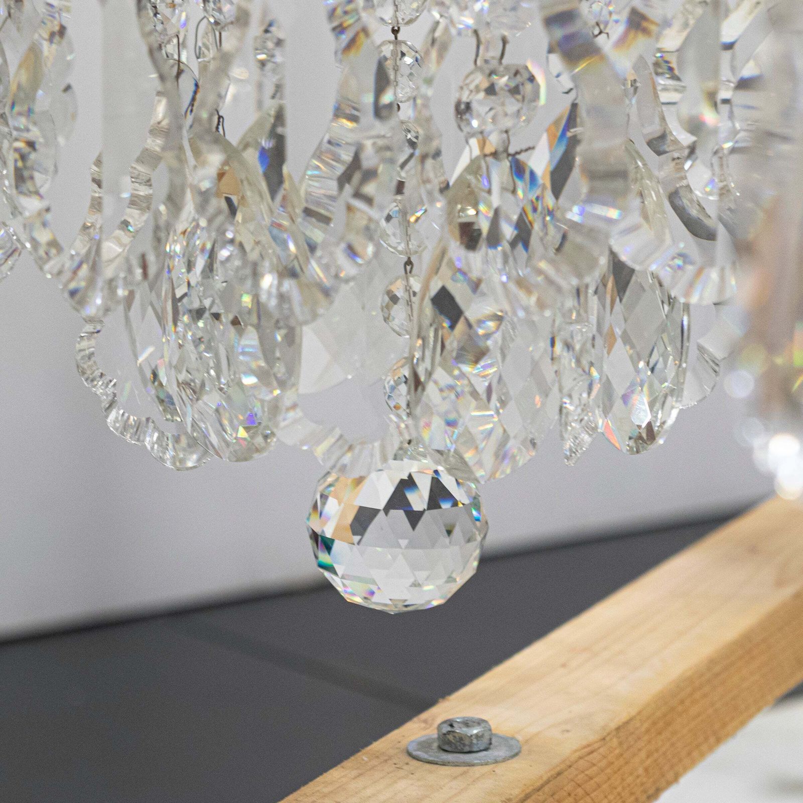 Spectacular Extra Large Lead Crystal Chandelier 5'7'' Tall photo 12500.0