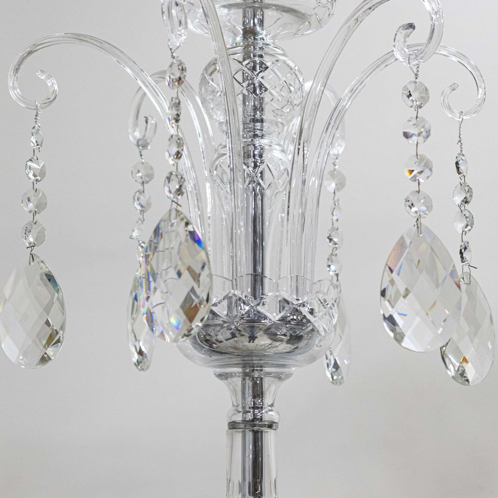photo vinterior Spectacular Extra Large Lead Crystal Chandelier 5'7'' Tall