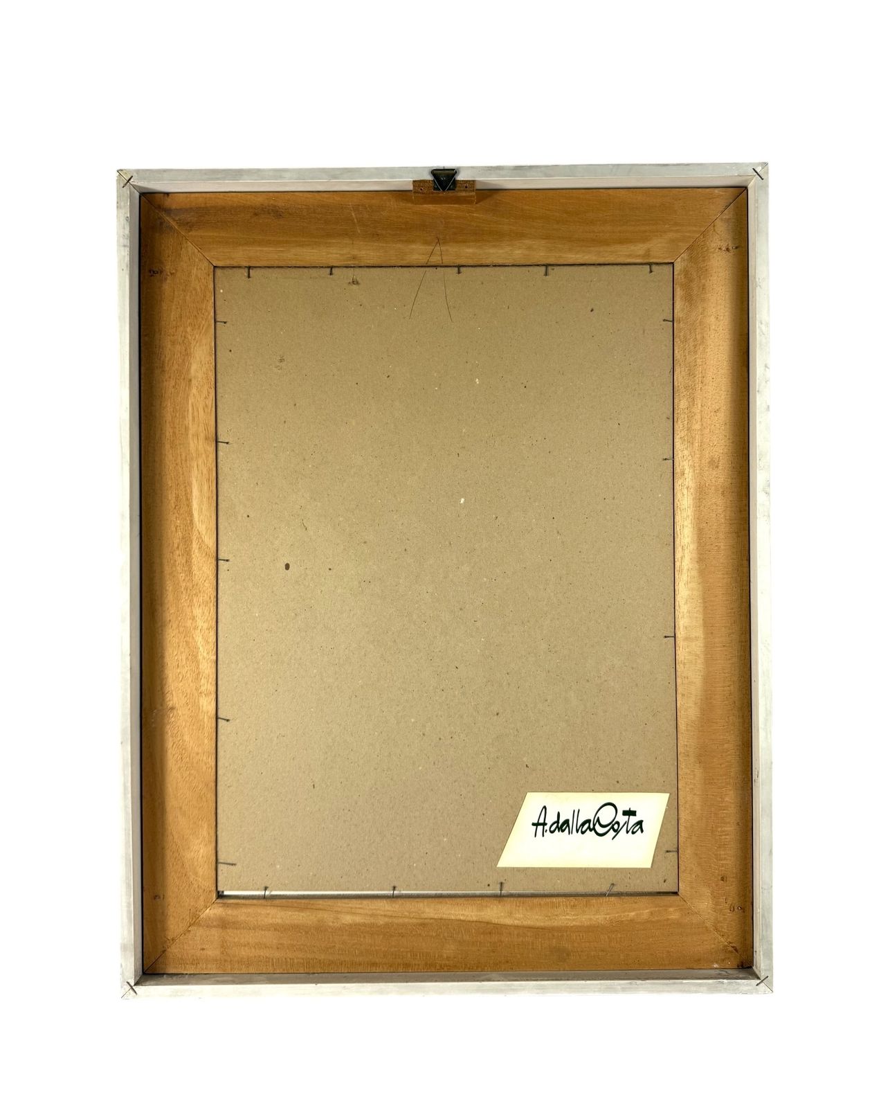 Amleto Dalla Costa, Original Serigraph Framed, Milan Italy 1980s photo vinterior