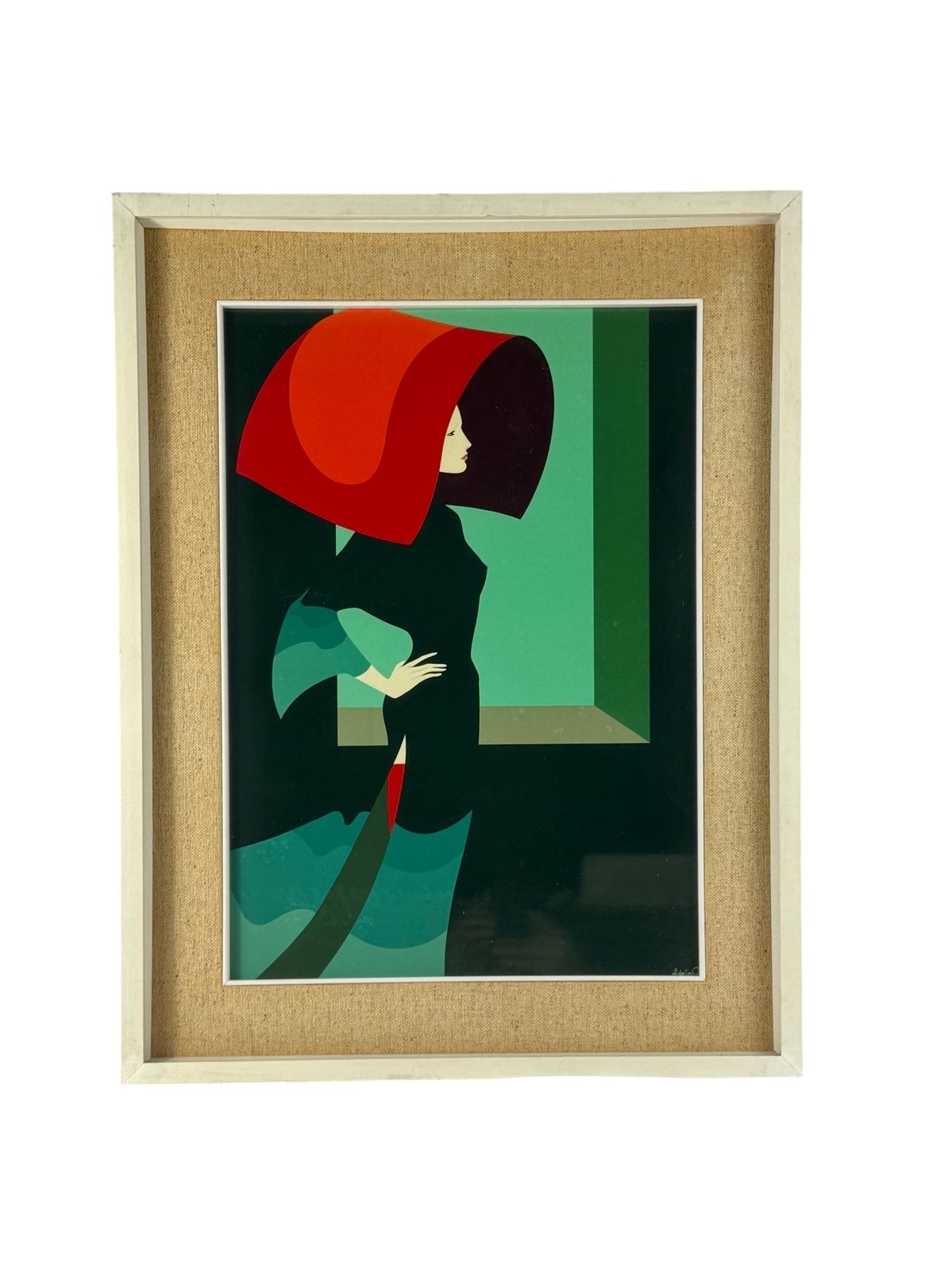 Amleto Dalla Costa, Original Serigraph Framed, Milan Italy 1980s