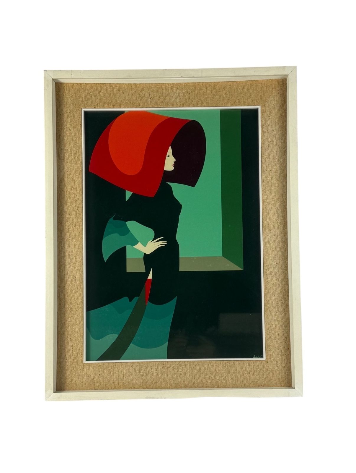 Amleto Dalla Costa, Original Serigraph Framed, Milan Italy 1980s photo 400.0