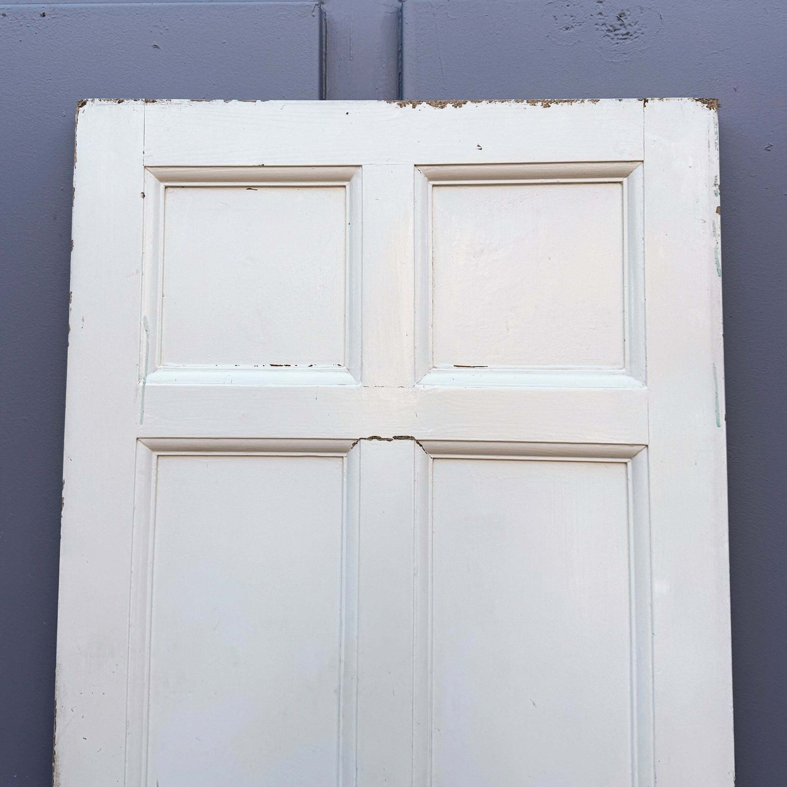 Antique Georgian 6 Panel Door   195.5cm X 76cm photo for sale