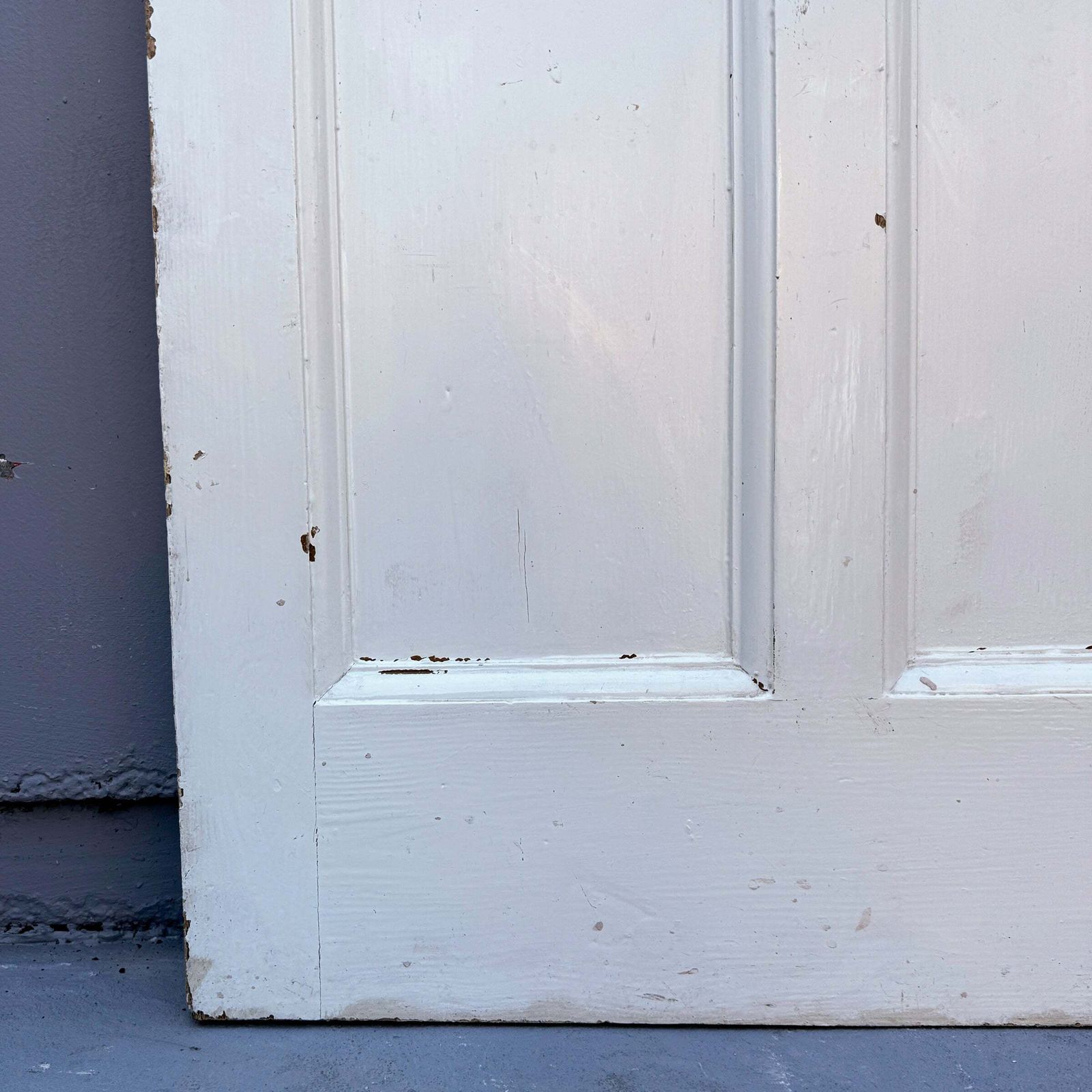 Antique Georgian 6 Panel Door   195.5cm X 76cm photo vinterior