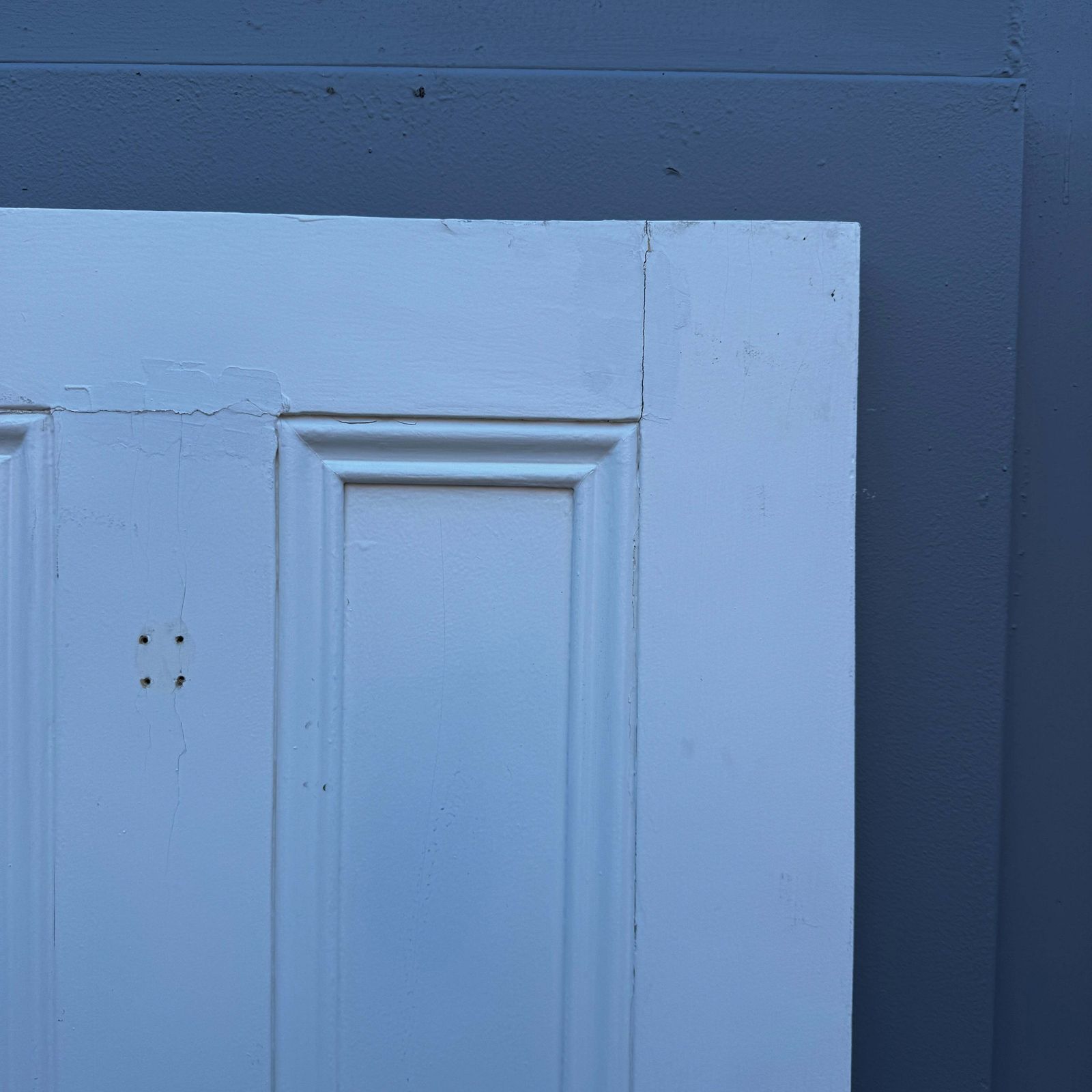 Antique Victorian 4 Panel Door   201cm X 75.5cm photo vintage