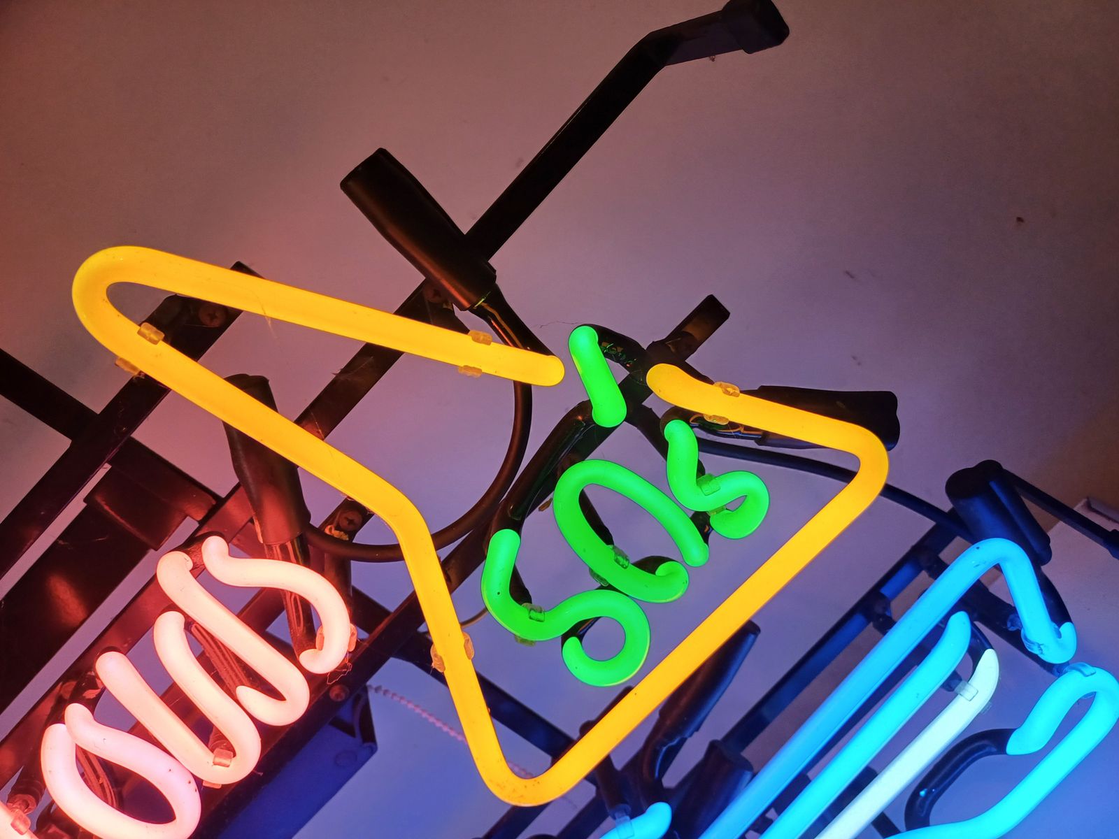photo for sale Vintage USA Neon Sign "The Fabulous 50s"
