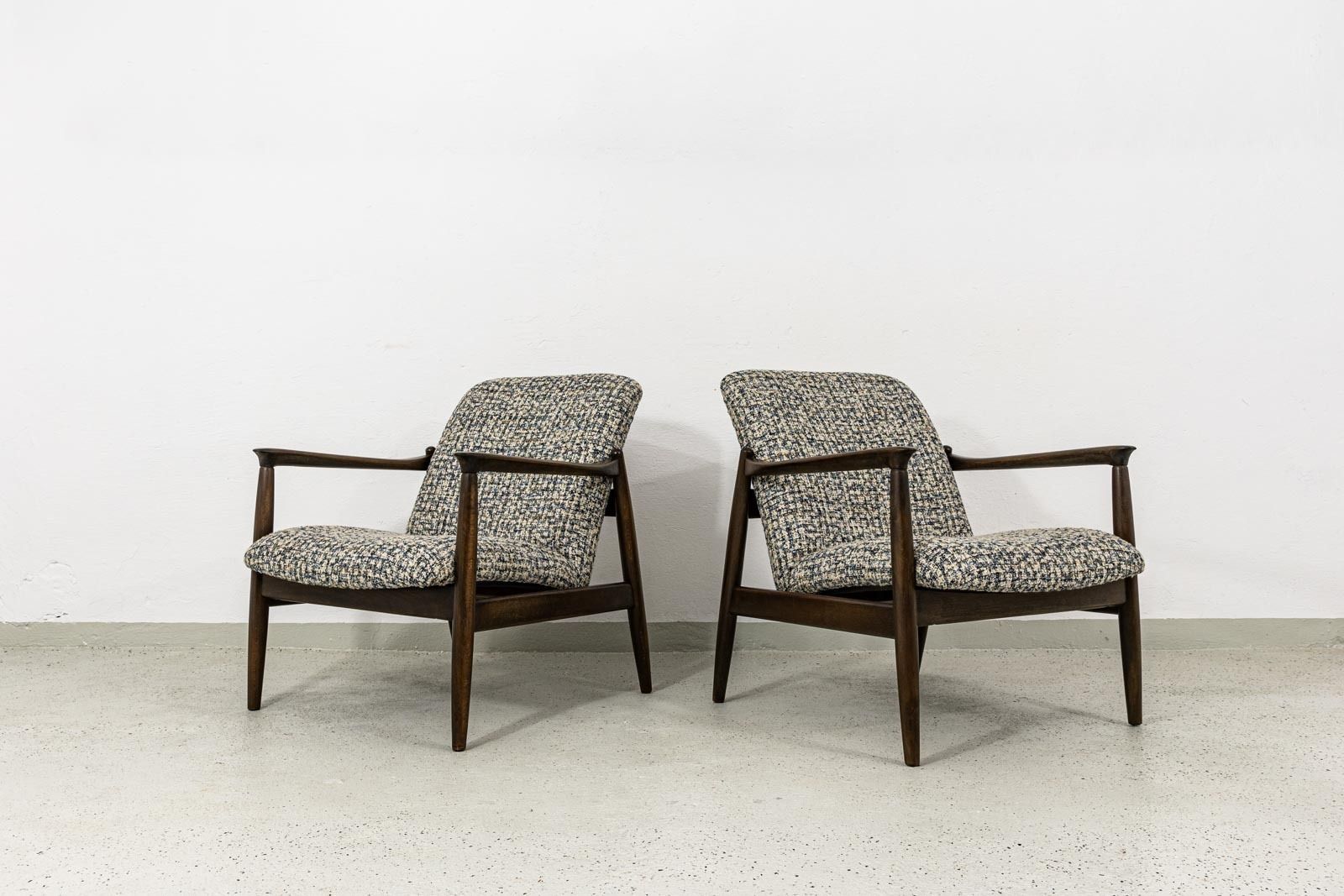 Mid Century Armchairs By Edmund Homa, Poland, 1960s, Set Of 2 photo 1600.0