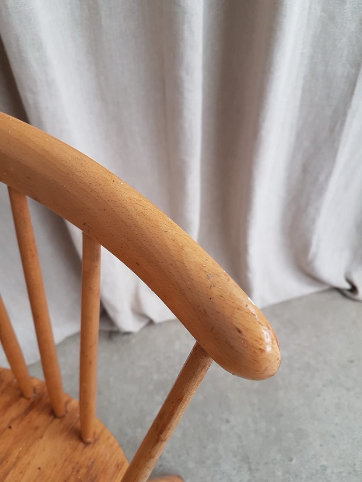 photo for sale Vtg Late Mid Century Set 2 Farstrup Dining Chairs Scandi Danish Retro R842