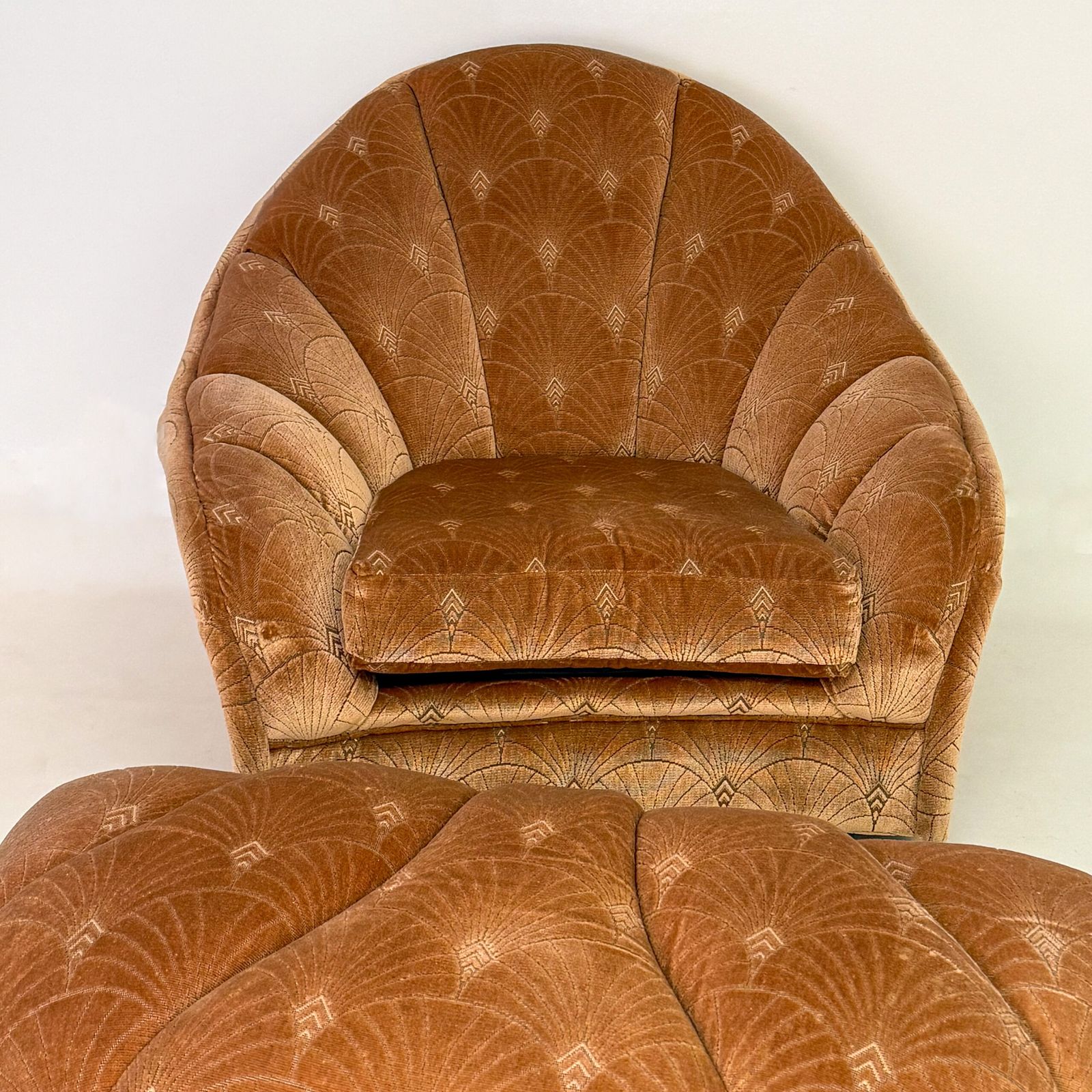 Club Chair With Ottoman By Pierre Cardin, 1970 photo for sale