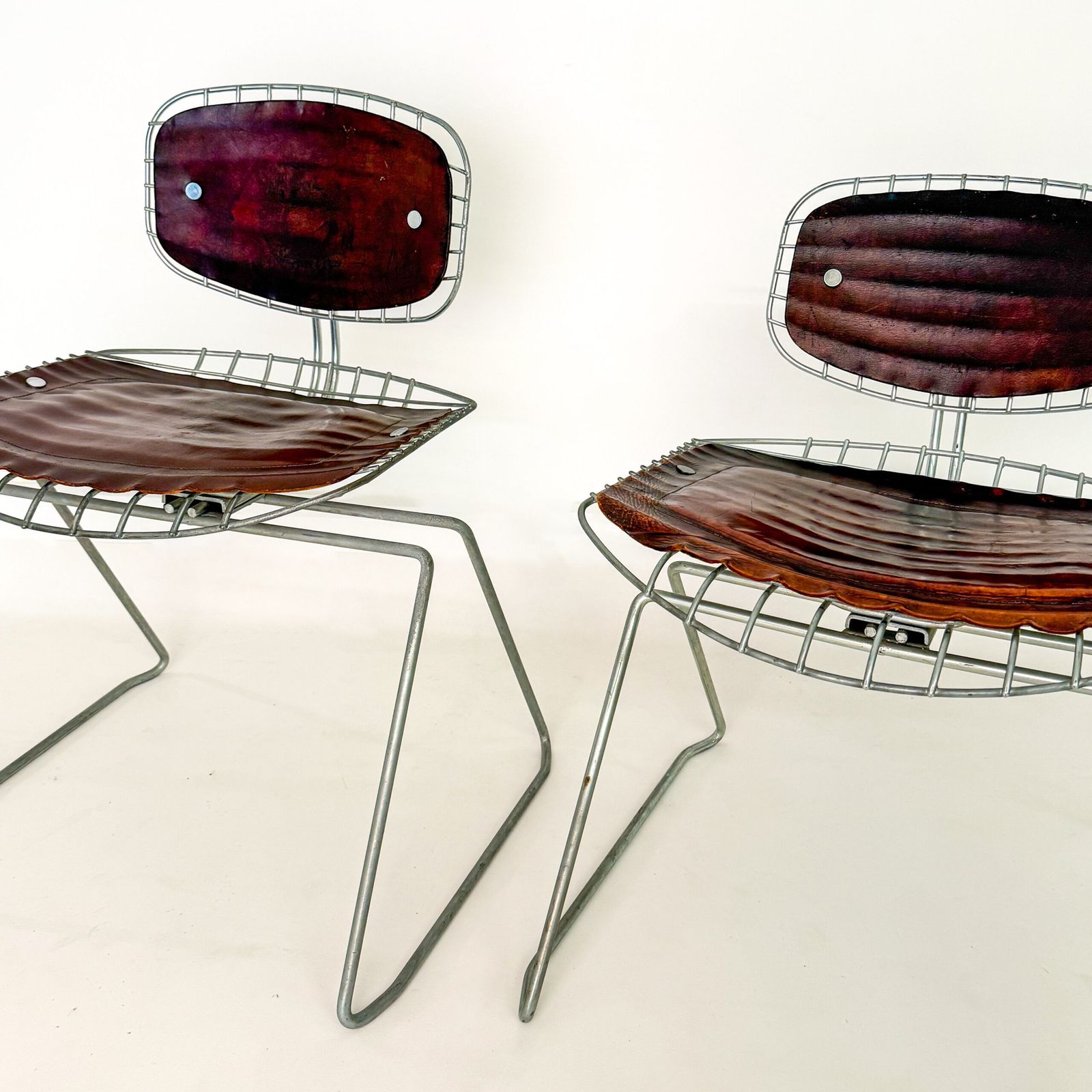 Pair Of Beaubourg Chairs By Laurent And Cadestin, 1976 photo vintage