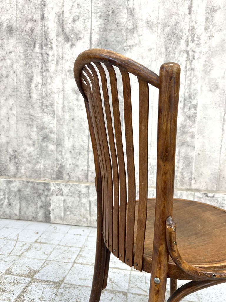 Furniture Set Of Twelve Corbeille Style Bentwood Bistro Chairs photo