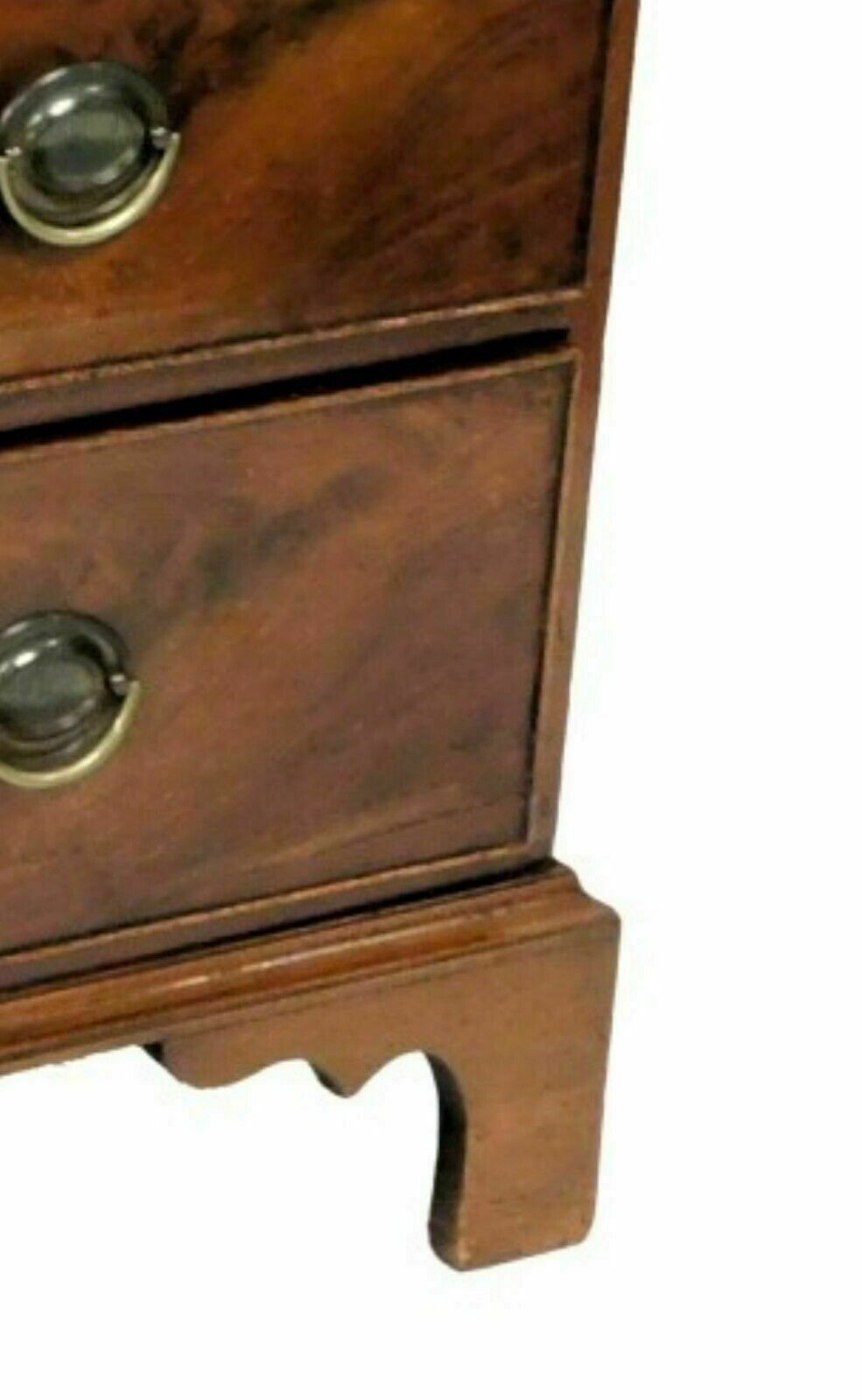 Antique Flame Mahogany Chest Of Drawers Early 19th Century Circa 1810 photo 595.0