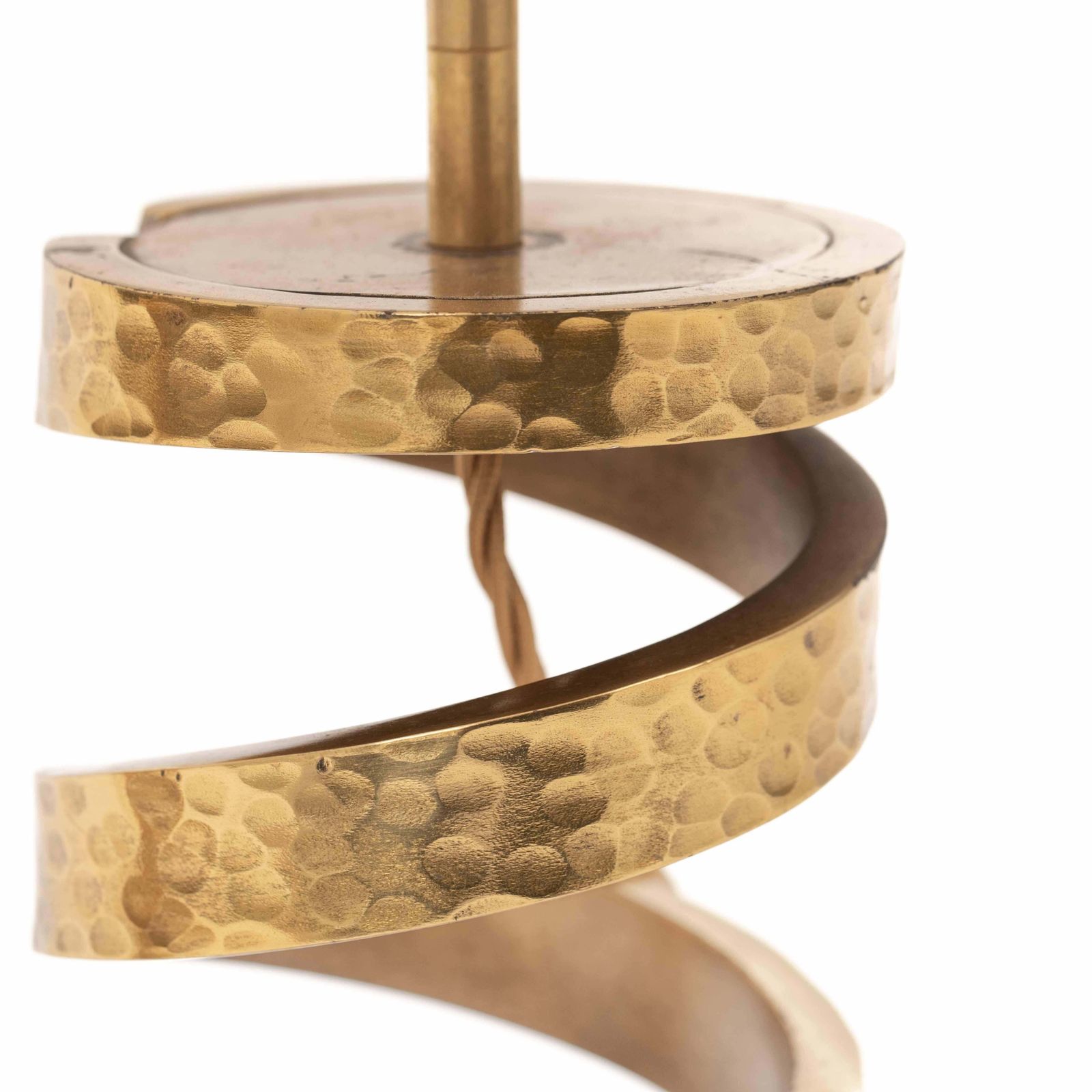 Pair Of Mid Century Turned Brass Table Lamps Silk Shade By Luciano Frigerio 1960 photo buy