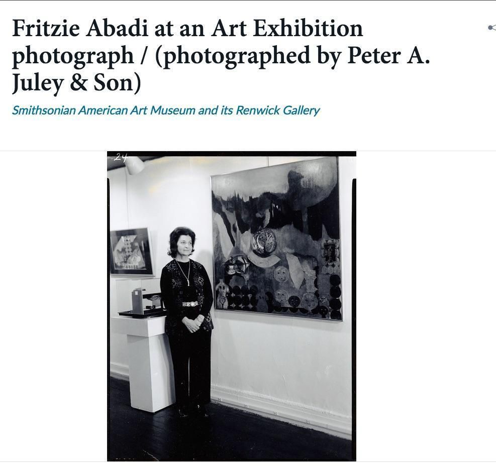 photo furniture Modern Cubistic Painting In Acrylics On Canvas By Fritzie Abadi, New York 2001