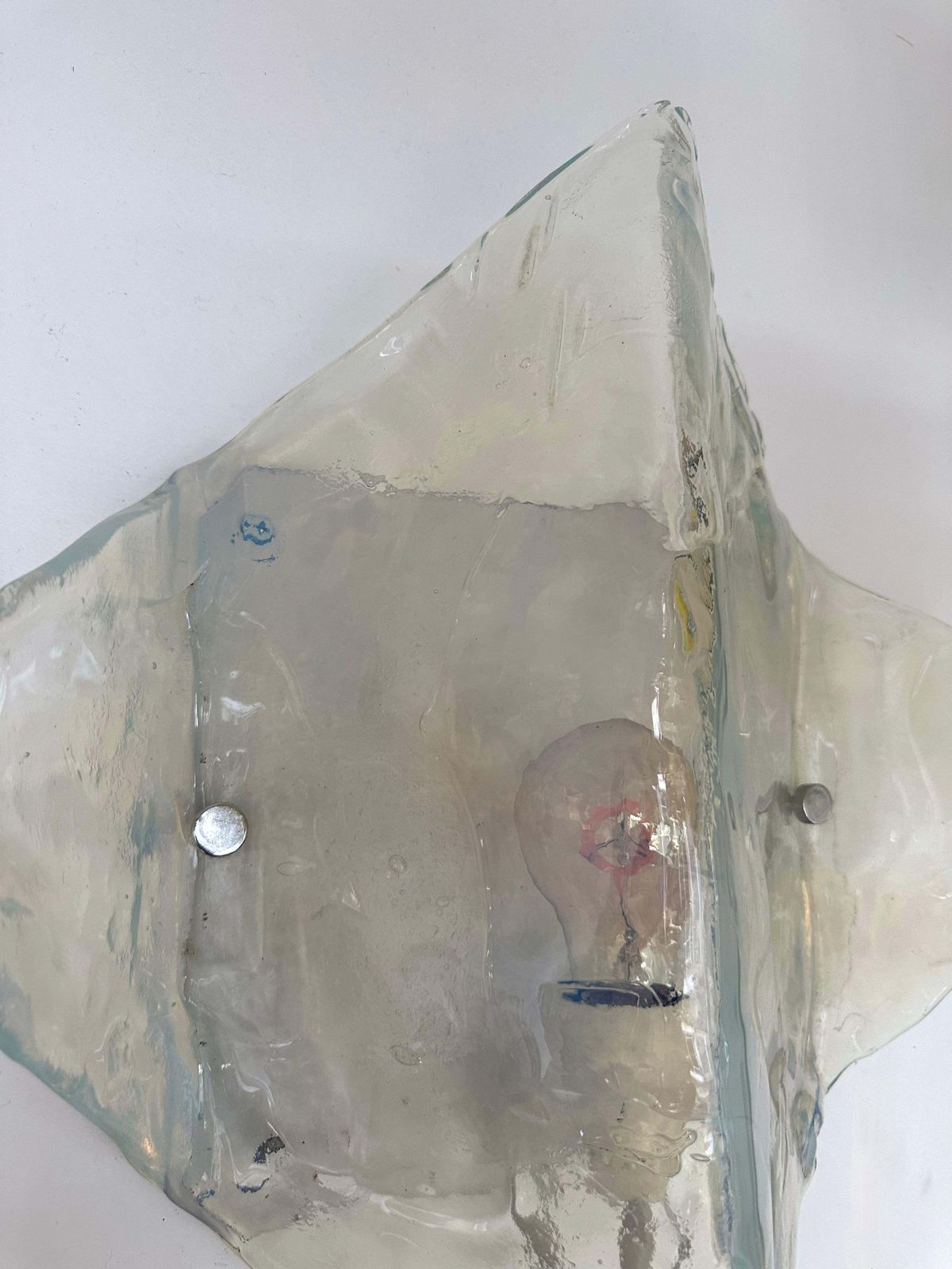 Pair Of Sconces Lp253 Murano Glass By Carlo Nason For Mazzega, Italy, 1970s photo furniture