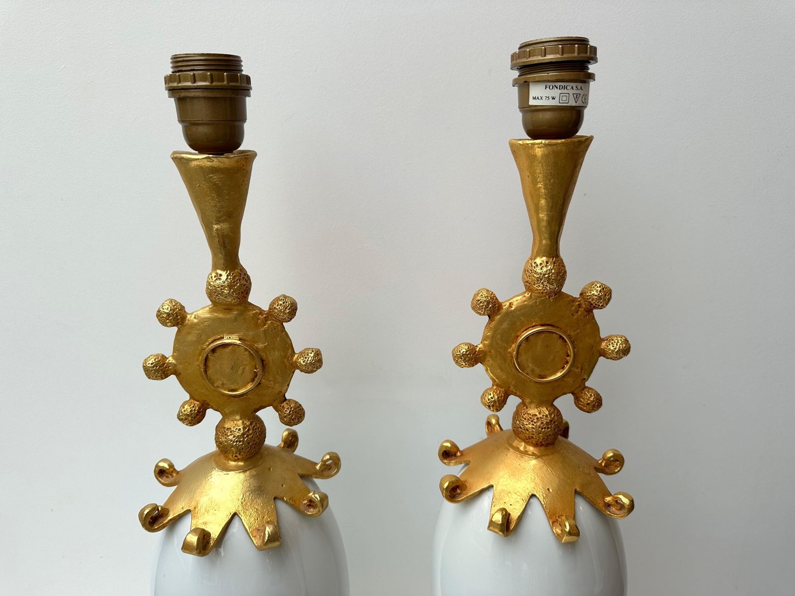 Pair Of Lamps Sun By Pierre Casenove For Fondica, France, 1990s photo 5996.0
