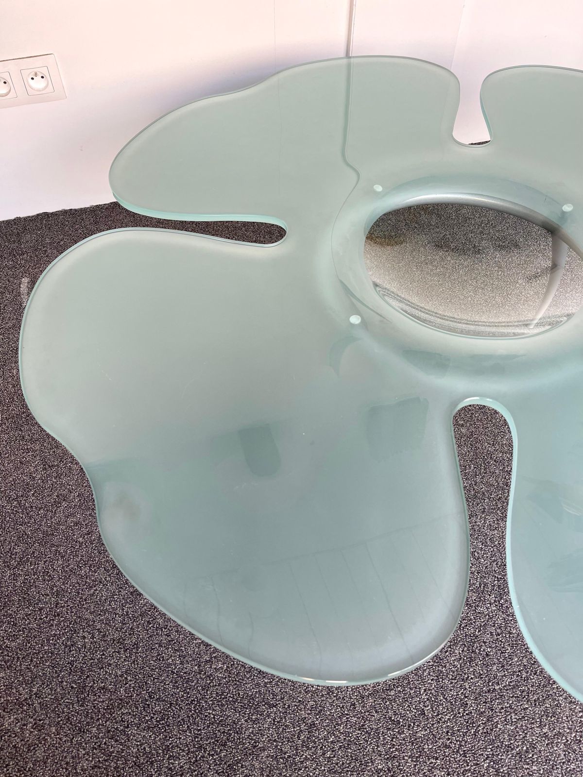 Flower Glass Coffee Table By Glas Italia, Italy, 1990s photo buy