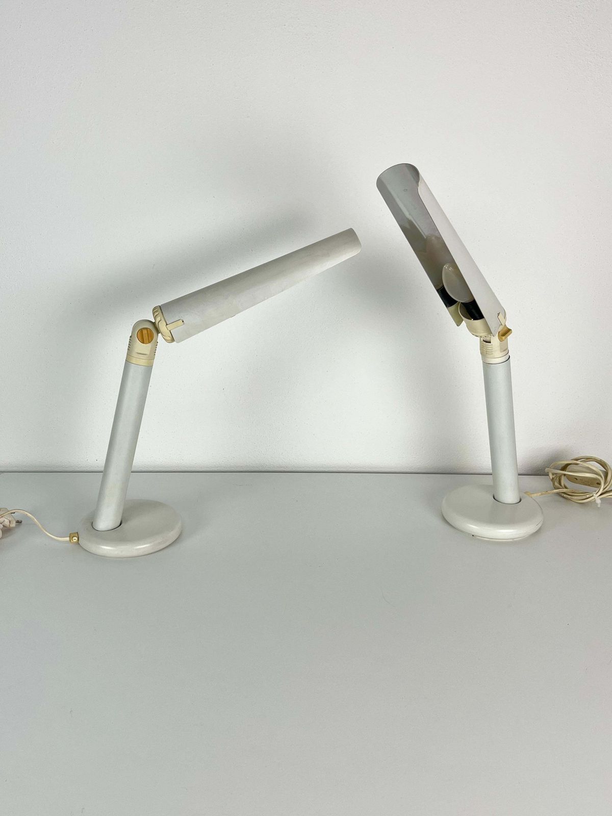 Set Of 2 Adjustable Bedside Lamps, Made In Italy, 1970s photo furniture