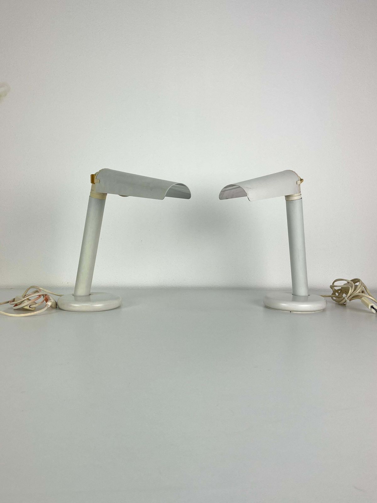 Lighting Set Of 2 Adjustable Bedside Lamps, Made In Italy, 1970s photo