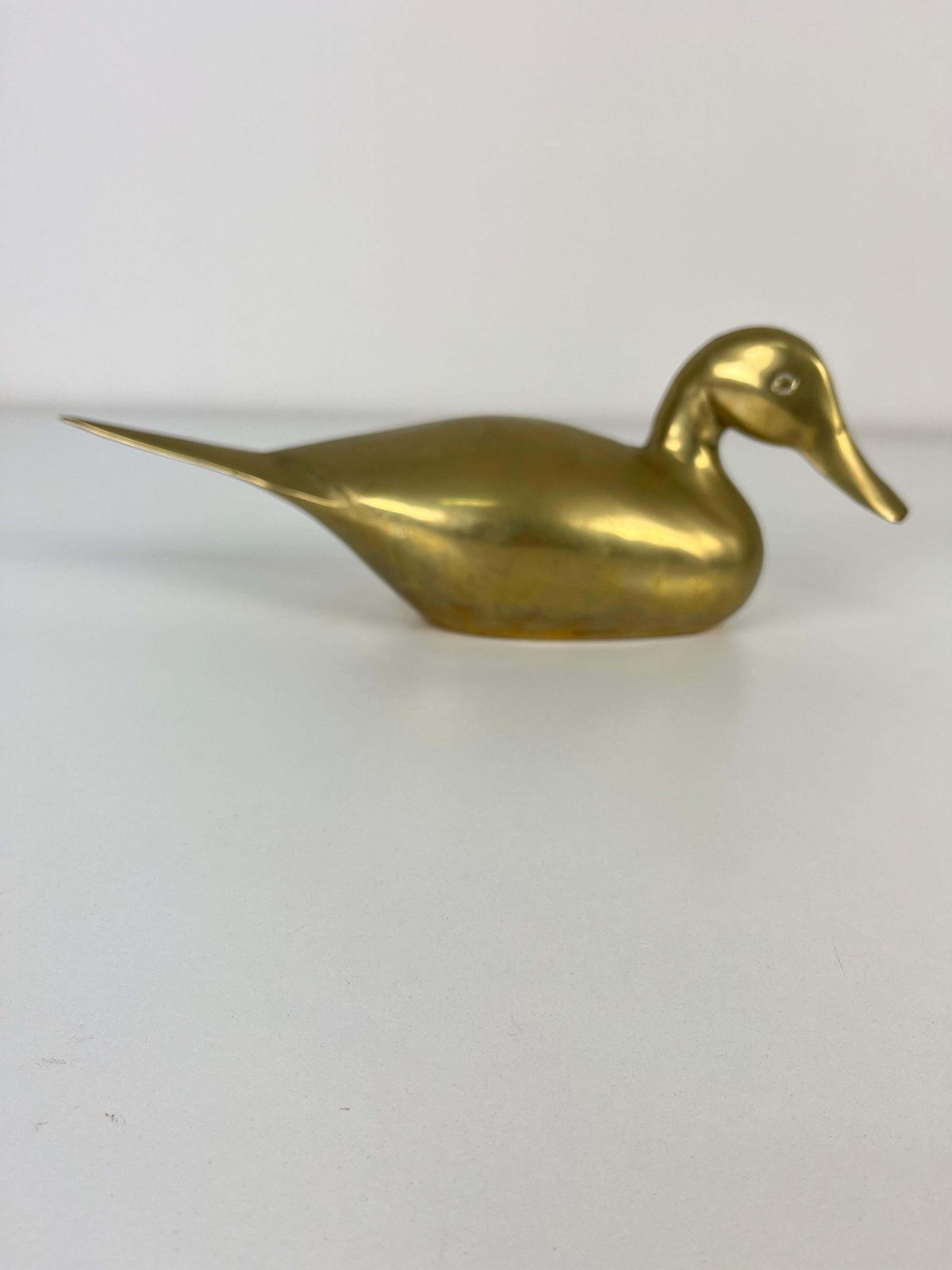 photo furniture Lovely Mid Century Brass Duck, Made In Italy  1960s