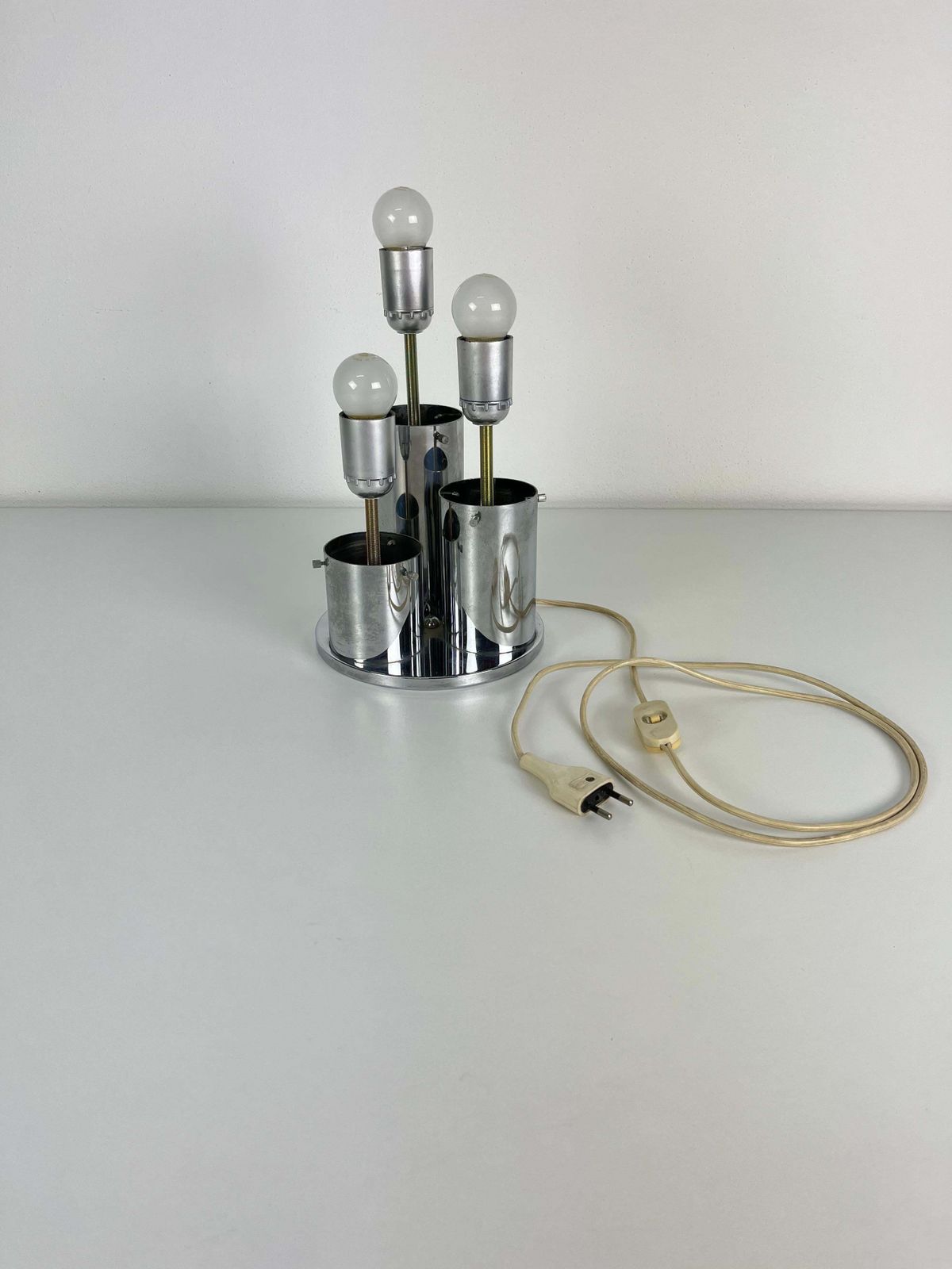 Lighting 3 Light Murano Glass Table Lamp By Carlo Nason For Mazzega, 1970s photo